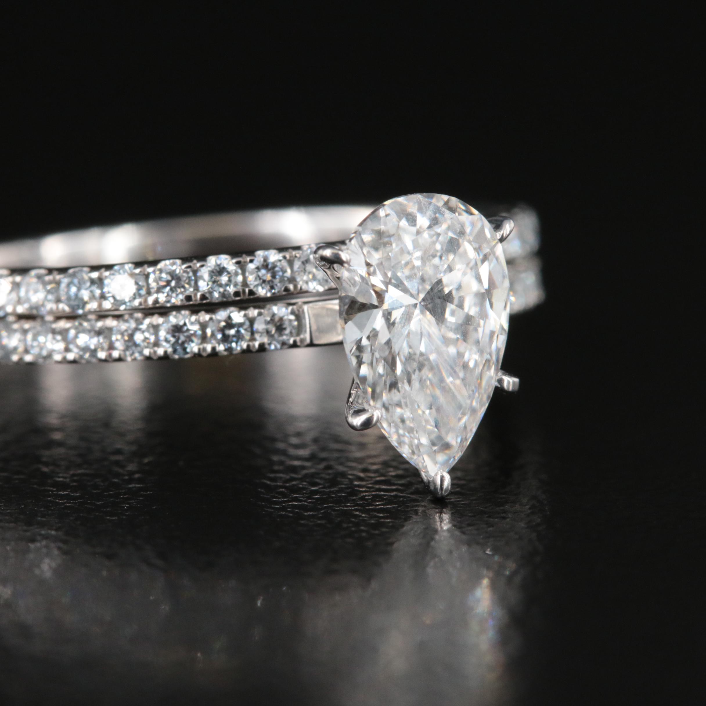 14K 1.33 CTW Lab Grown Diamond Ring Set