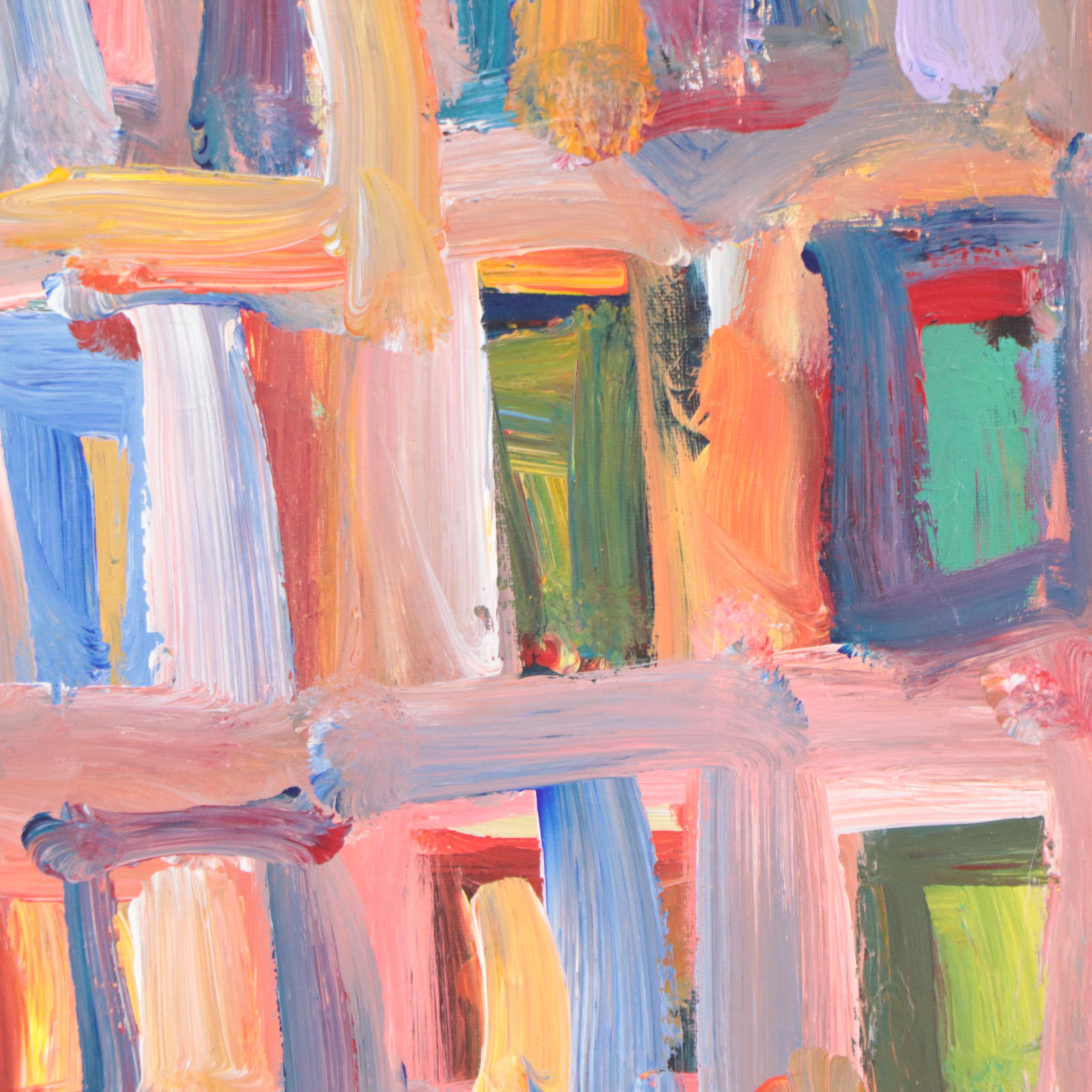 Leif Janek Abstract Acrylic Painting, 21st Century