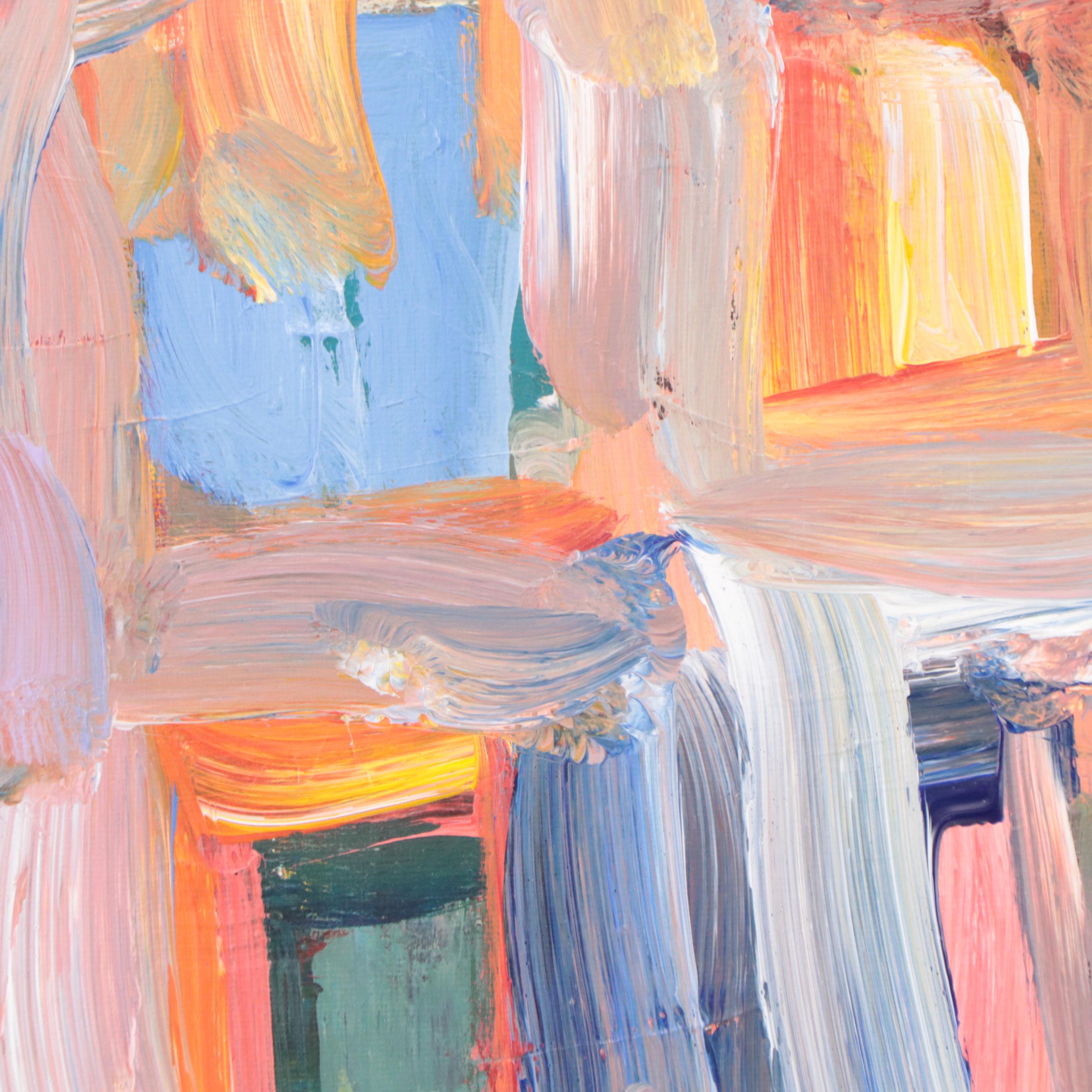 Leif Janek Abstract Acrylic Painting, 21st Century