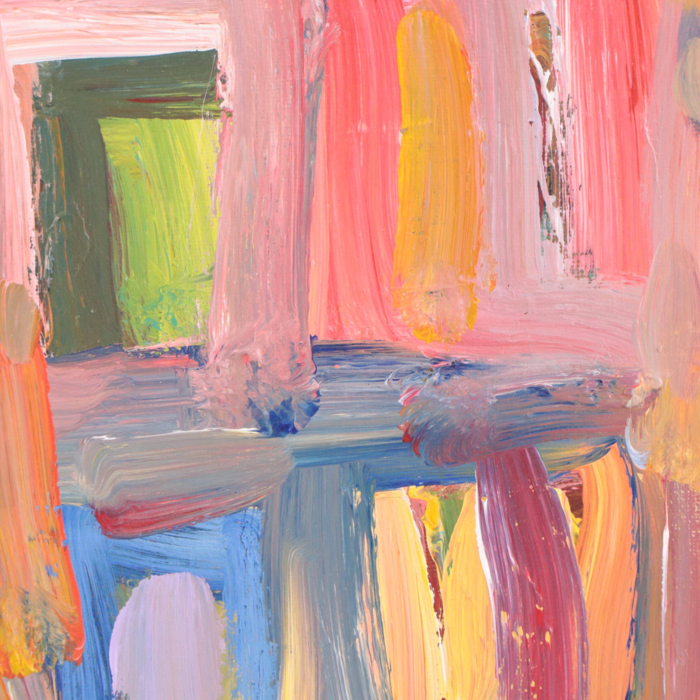 Leif Janek Abstract Acrylic Painting, 21st Century