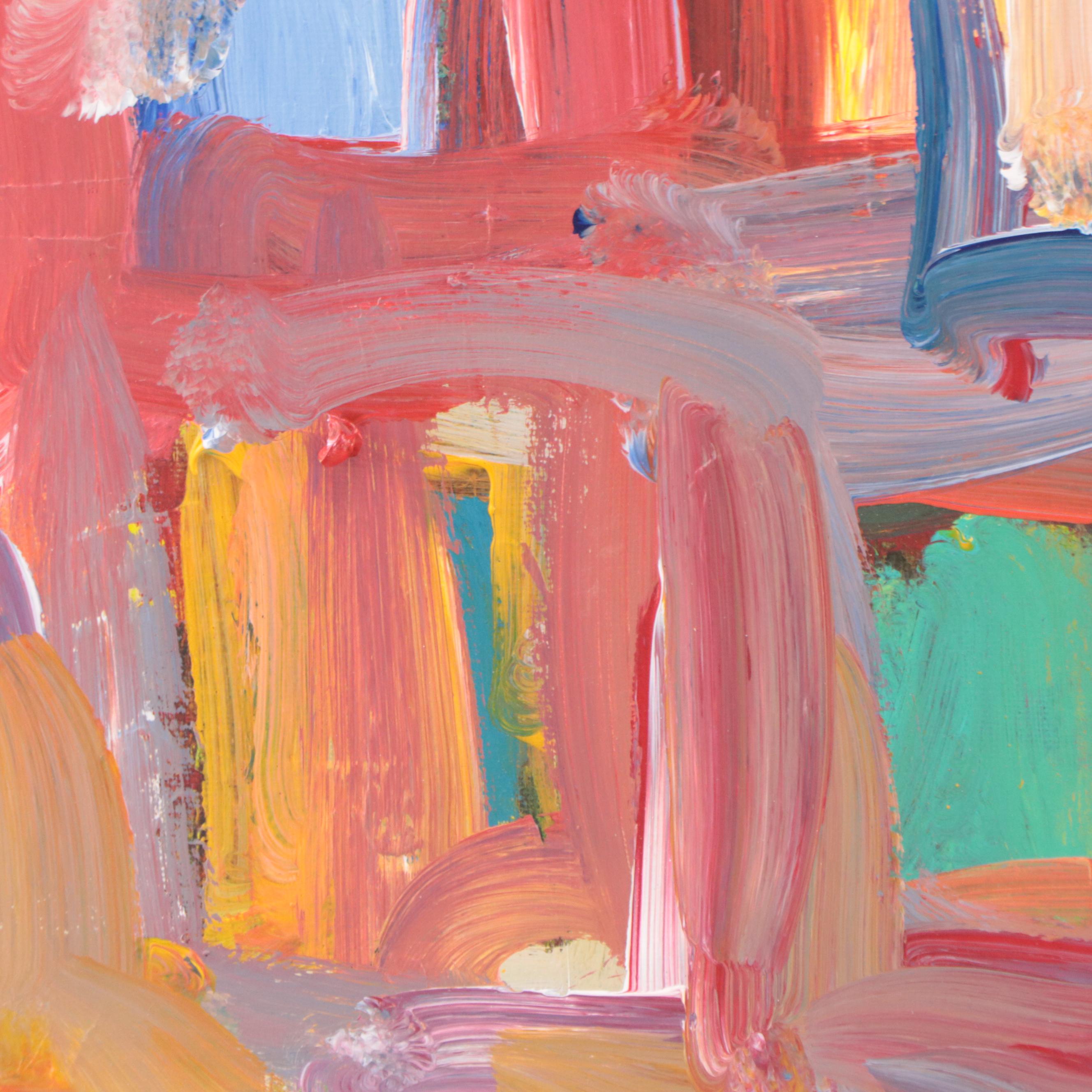 Leif Janek Abstract Acrylic Painting, 21st Century