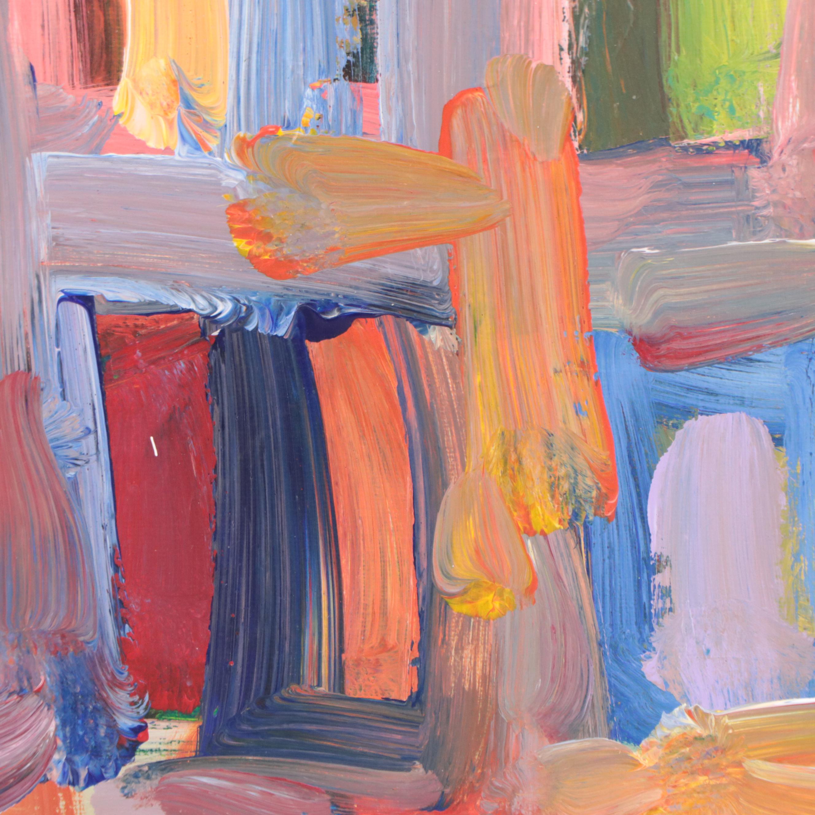 Leif Janek Abstract Acrylic Painting, 21st Century