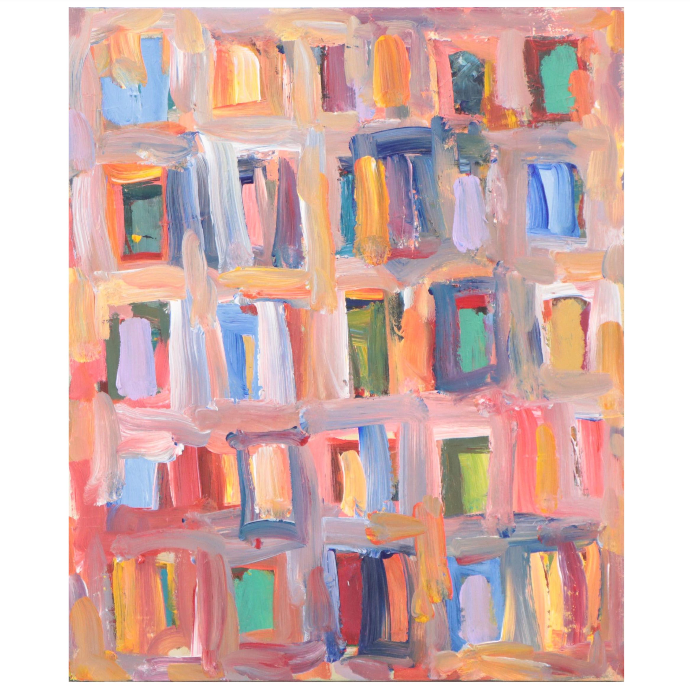 Leif Janek Abstract Acrylic Painting, 21st Century