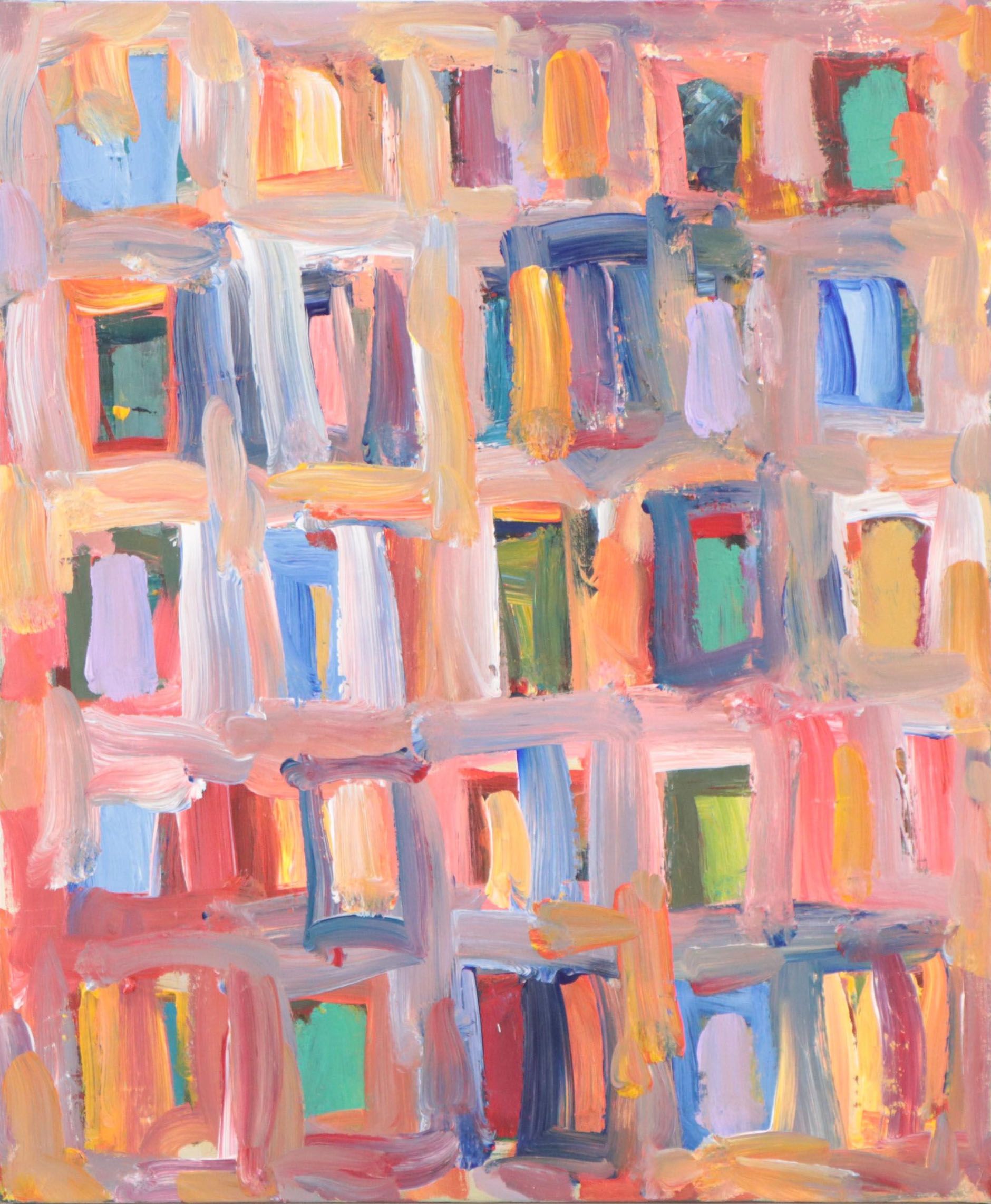 Leif Janek Abstract Acrylic Painting, 21st Century