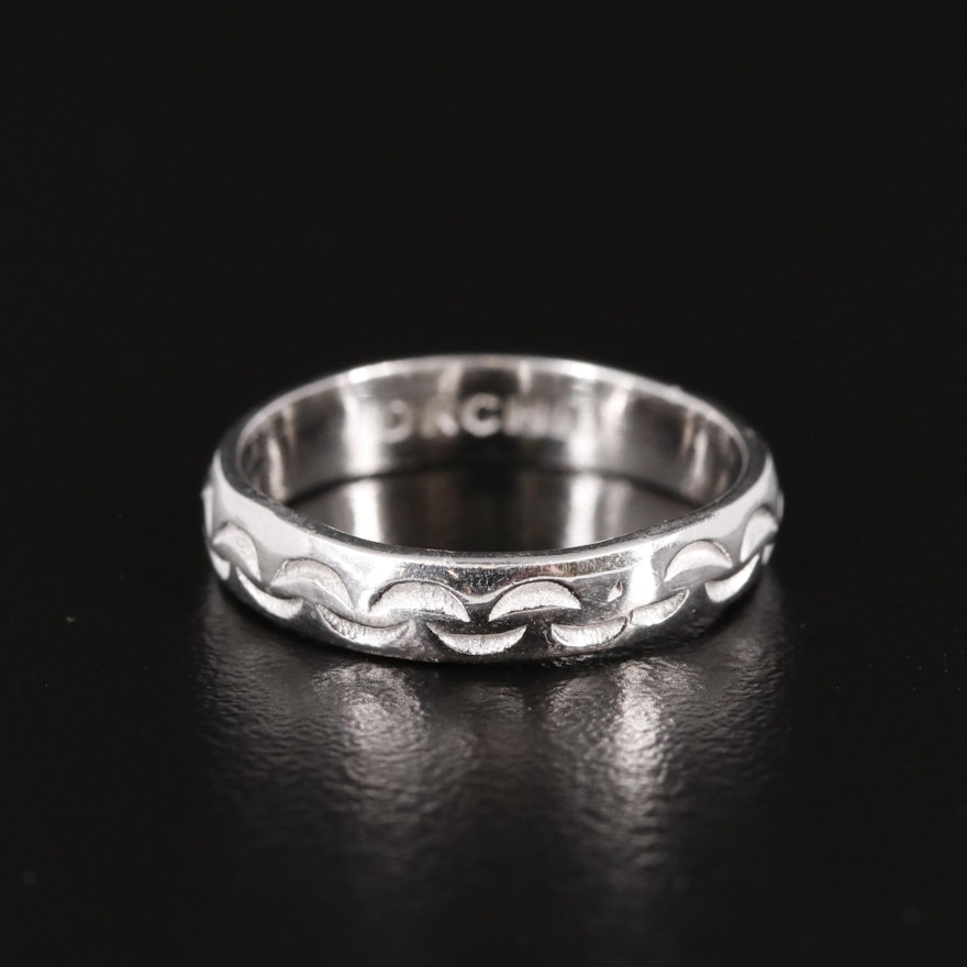 Sterling Textured Band Ring