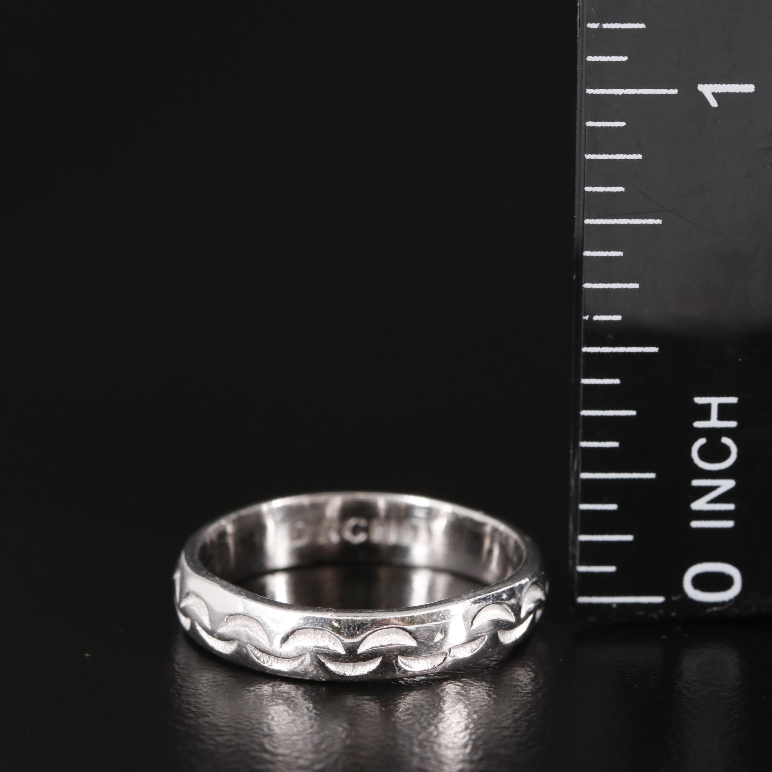 Sterling Textured Band Ring
