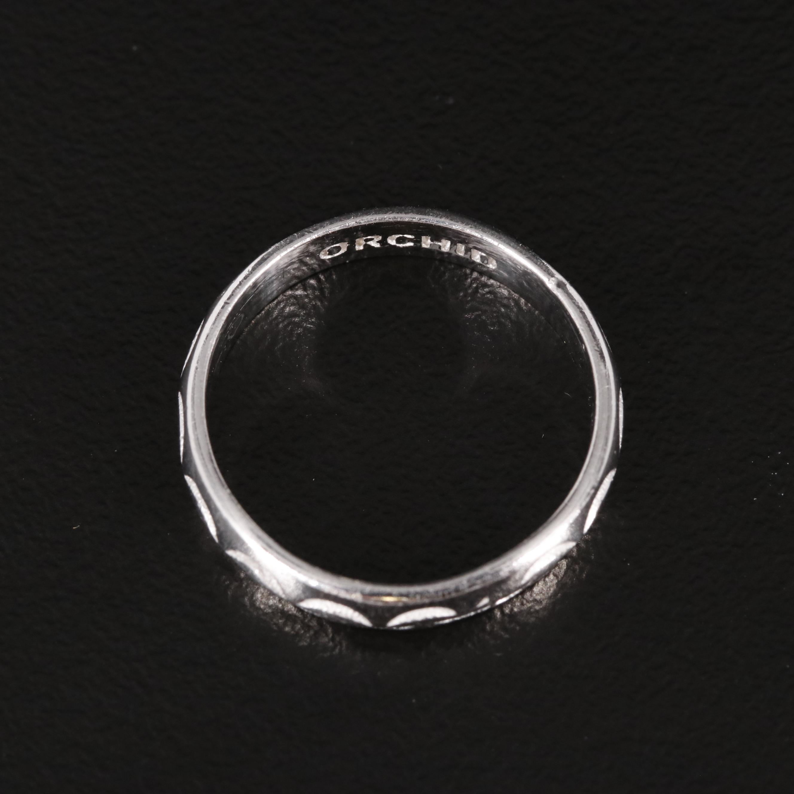 Sterling Textured Band Ring