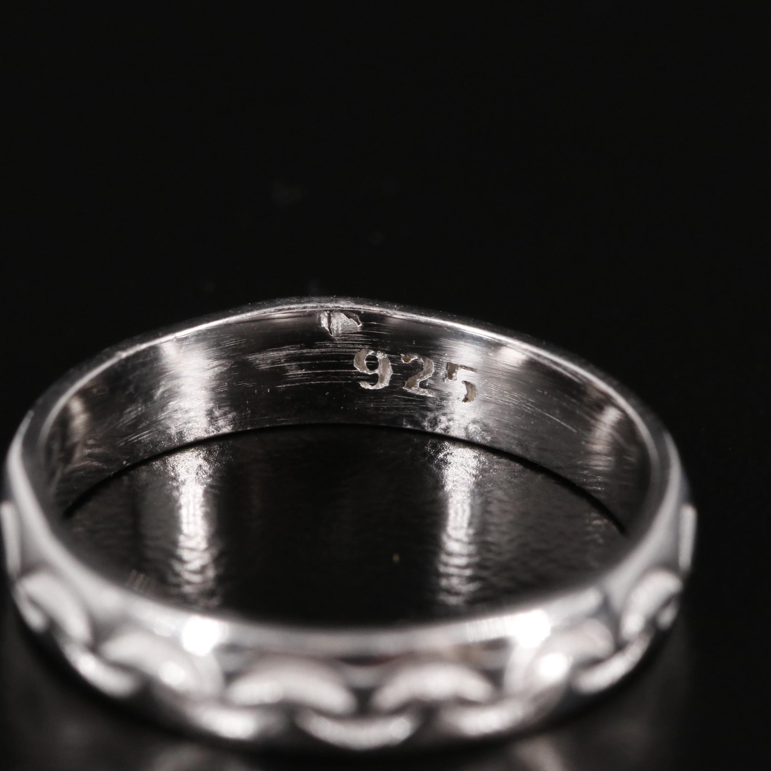 Sterling Textured Band Ring