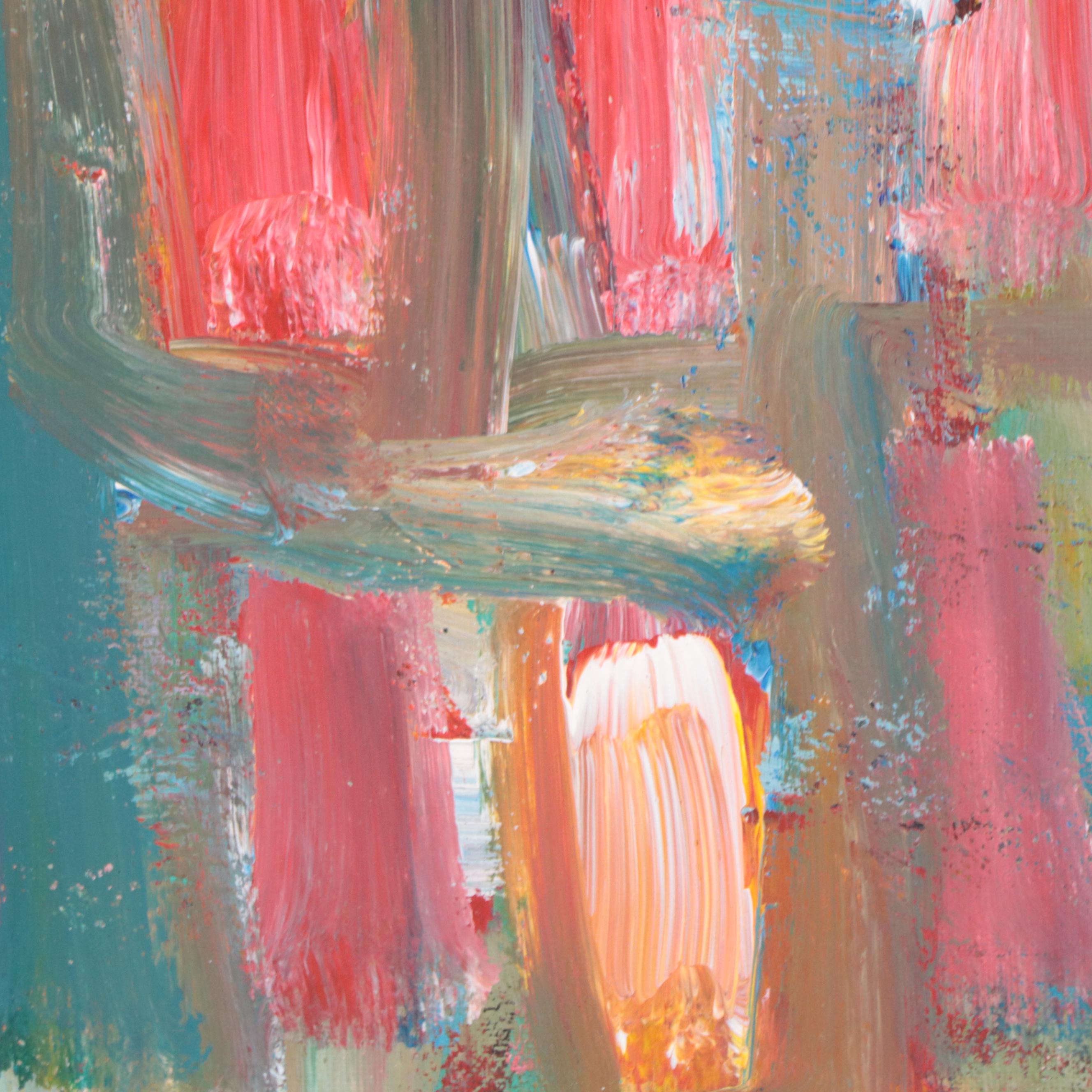 Leif Janek Abstract Acrylic Painting, 21st Century