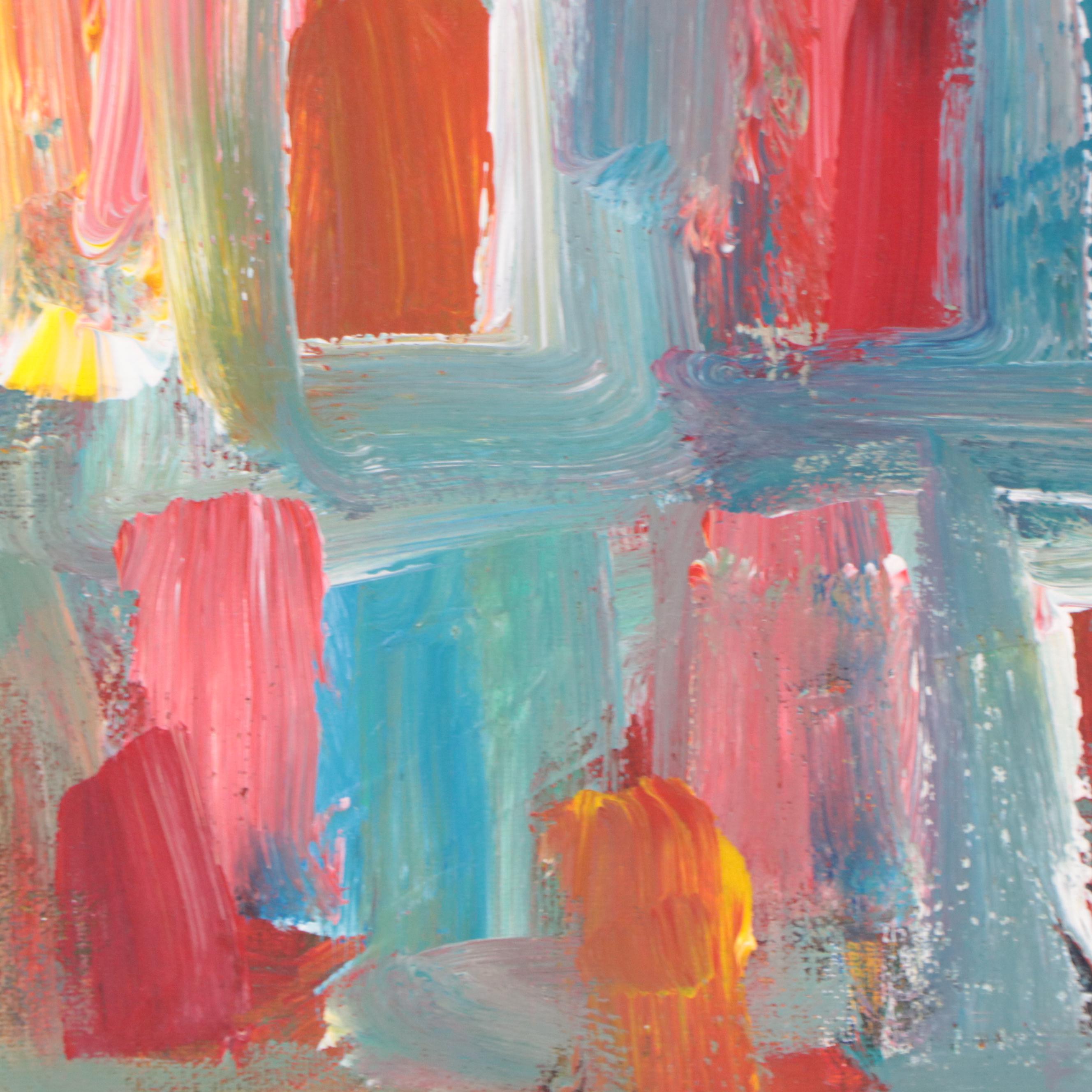 Leif Janek Abstract Acrylic Painting, 21st Century