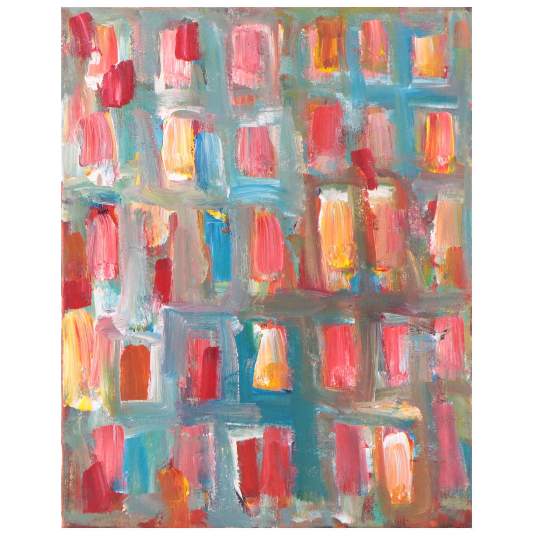 Leif Janek Abstract Acrylic Painting, 21st Century