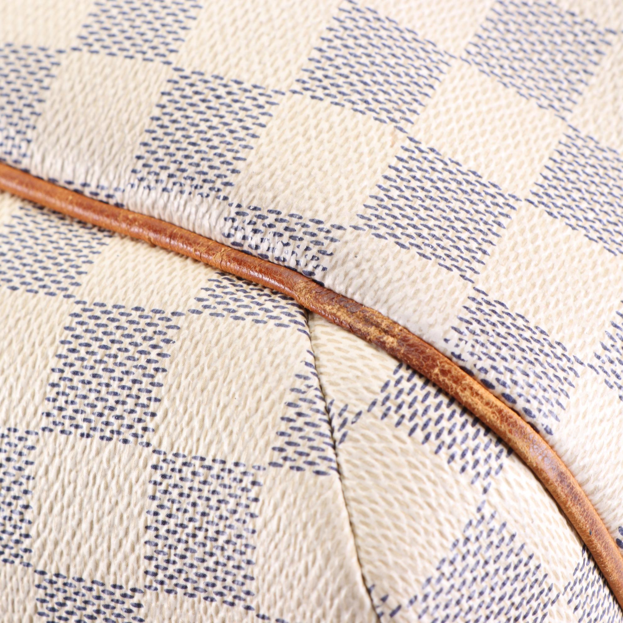 Louis Vuitton Totally PM in Damier Azur Canvas and Vachetta Leather