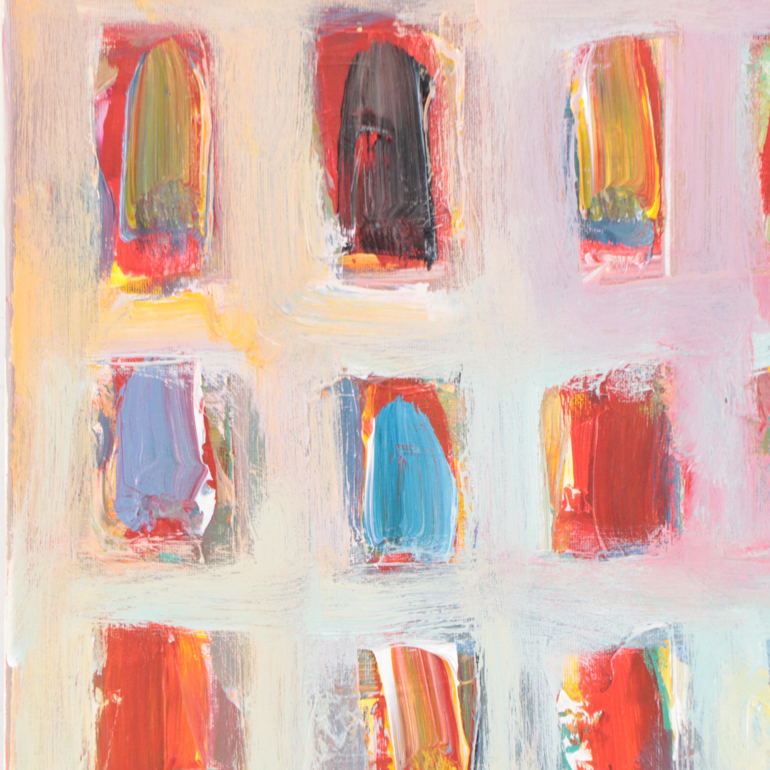 Leif Janek Abstract Acrylic Painting, 21st Century