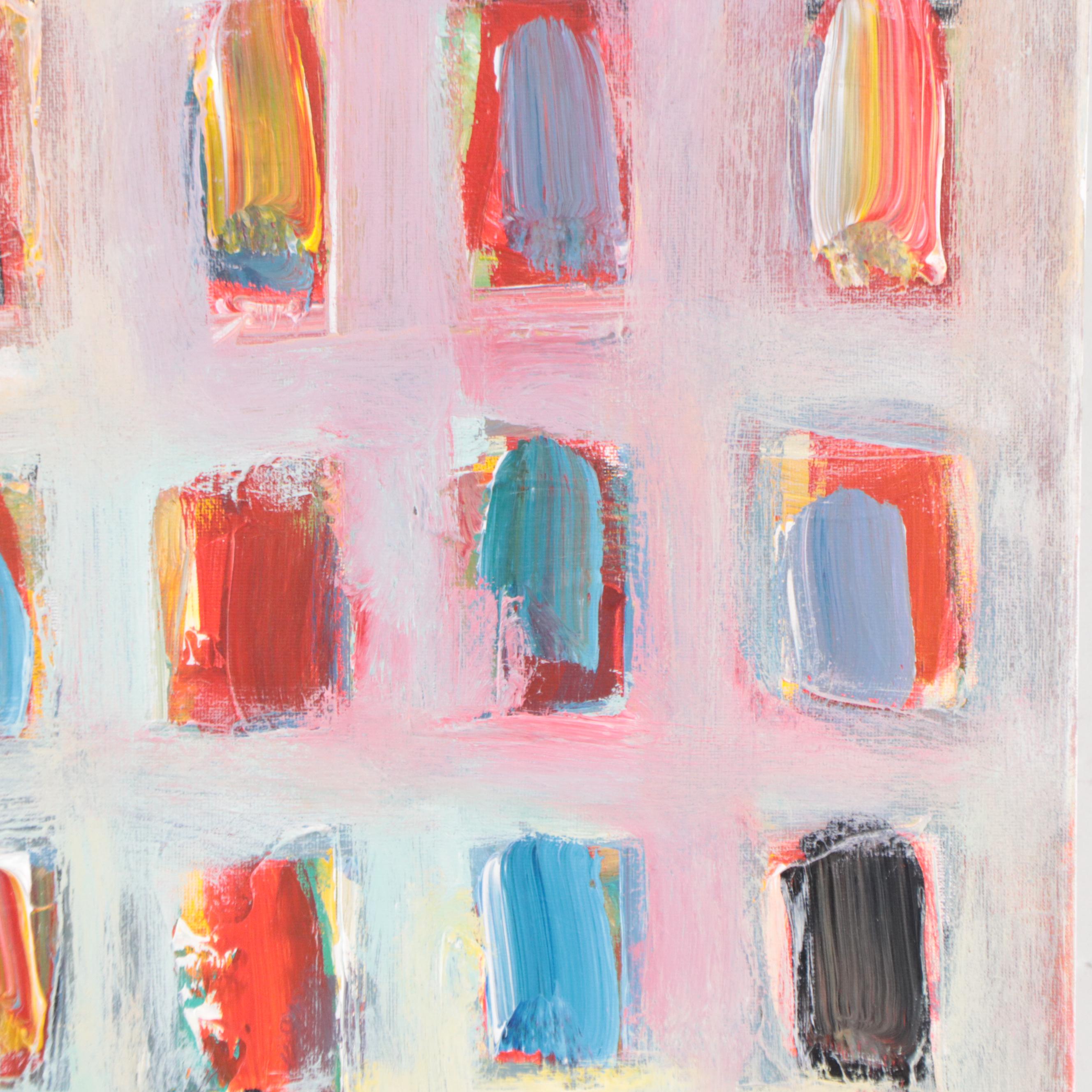 Leif Janek Abstract Acrylic Painting, 21st Century