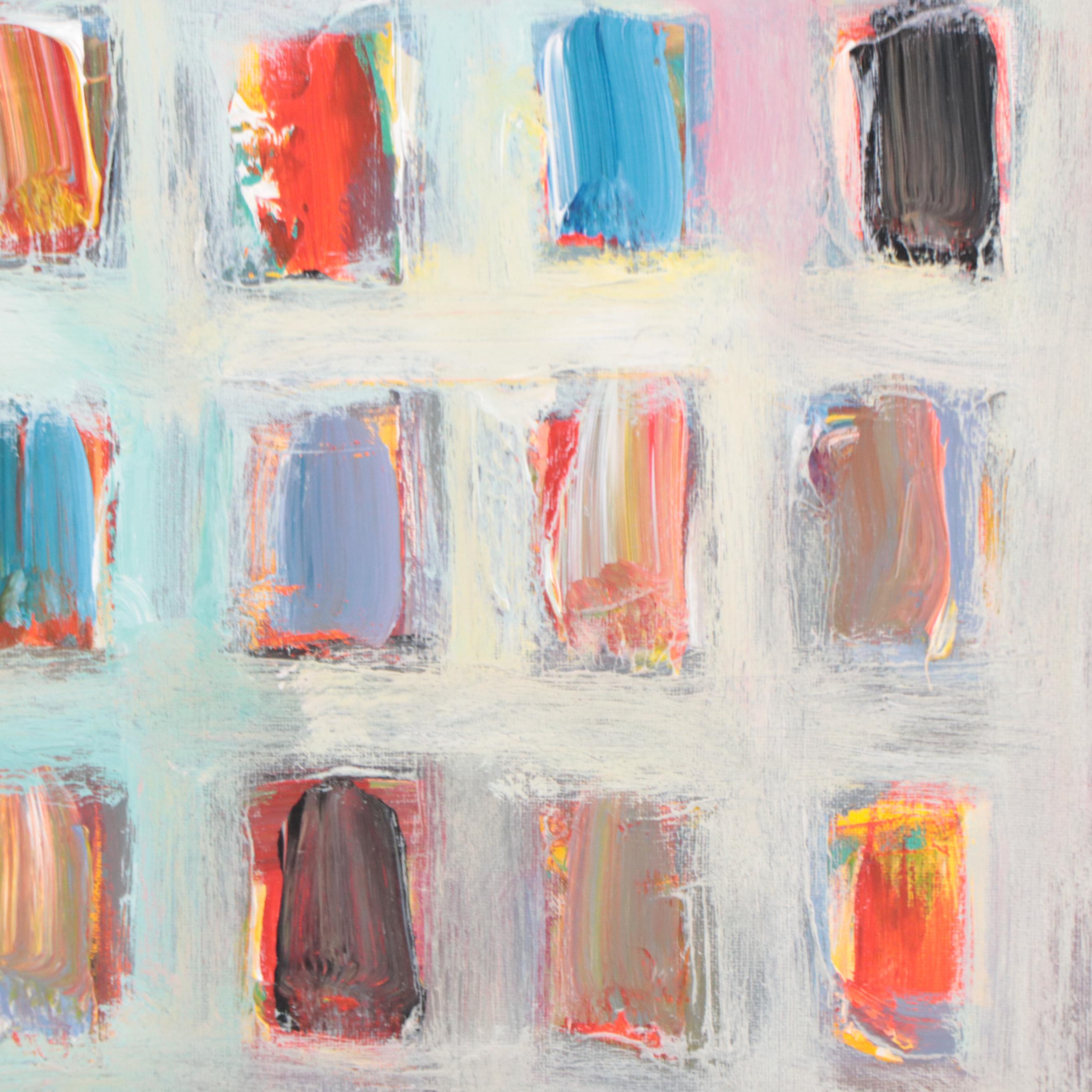 Leif Janek Abstract Acrylic Painting, 21st Century