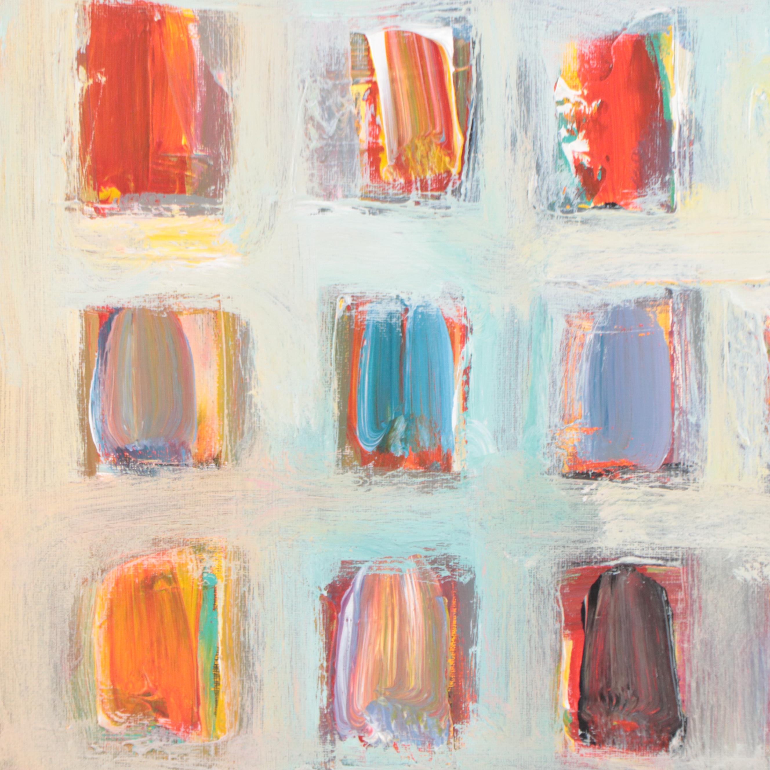 Leif Janek Abstract Acrylic Painting, 21st Century