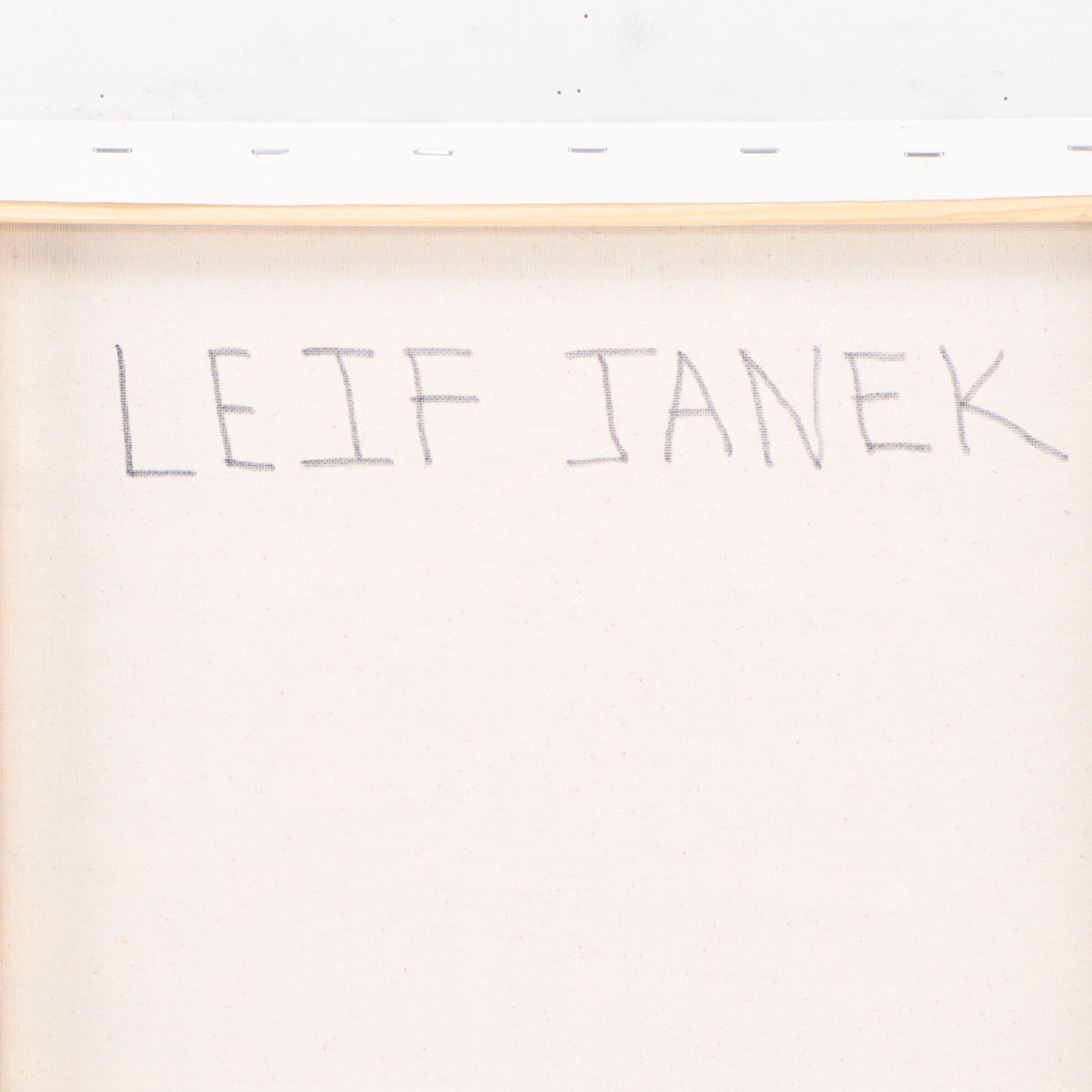 Leif Janek Abstract Acrylic Painting, 21st Century