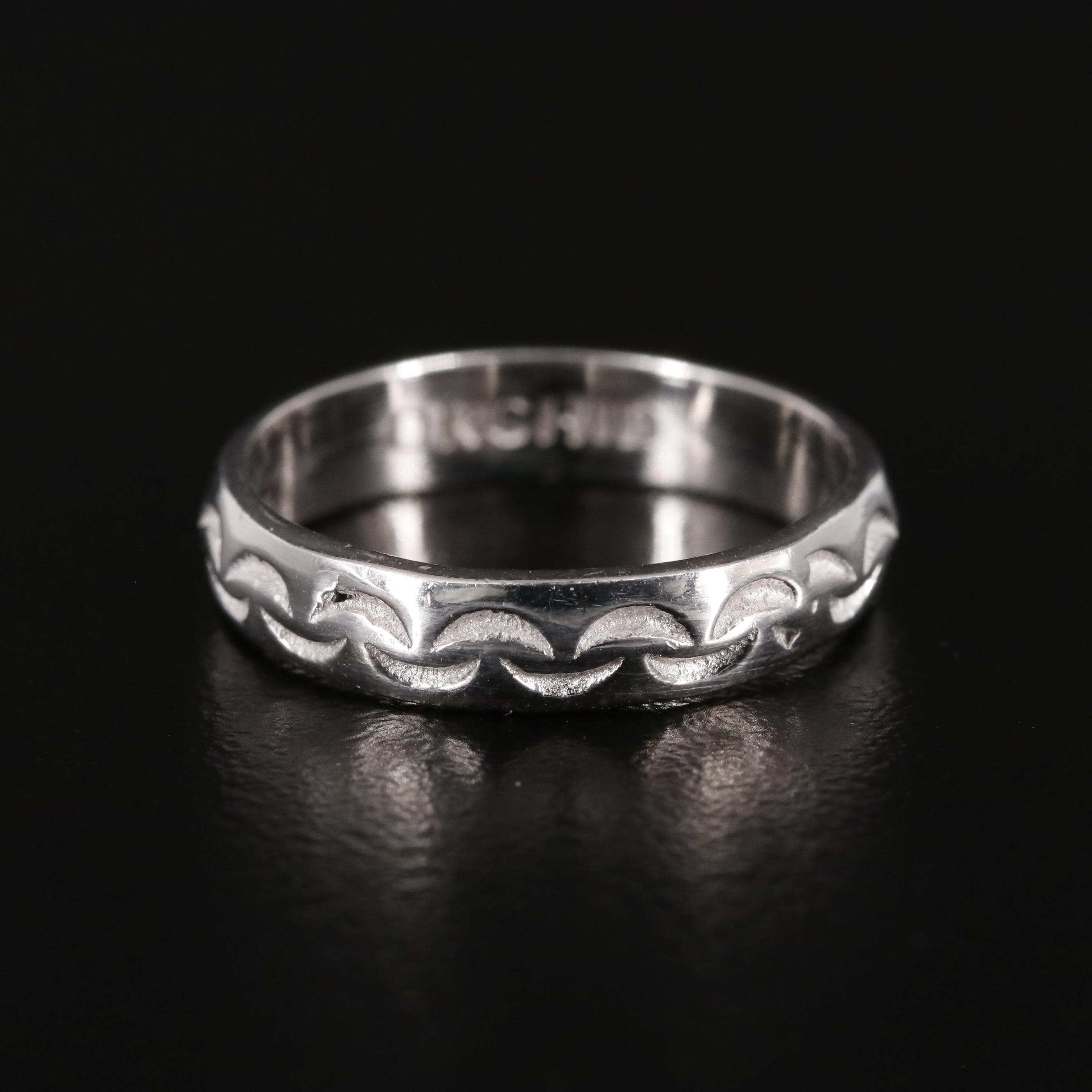Sterling Textured Band Ring