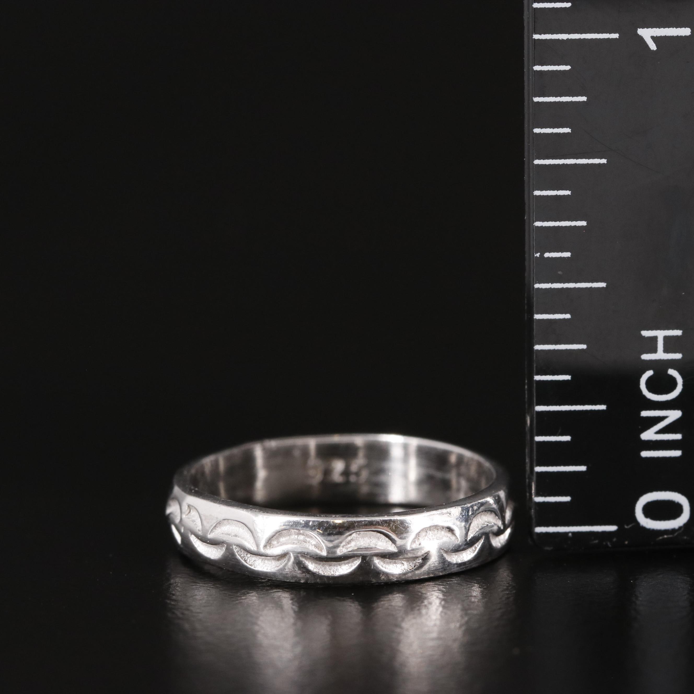 Sterling Textured Band Ring