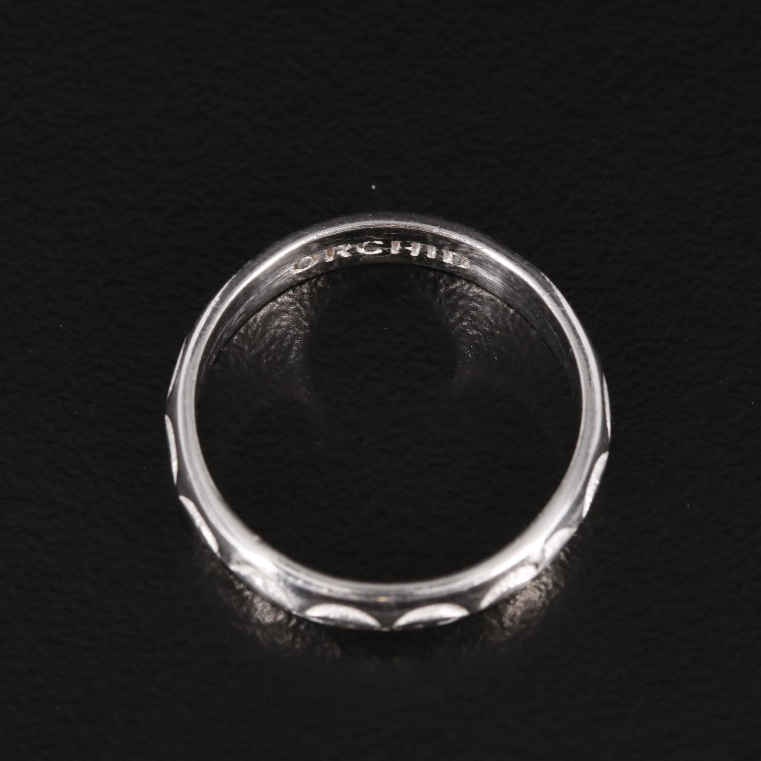 Sterling Textured Band Ring