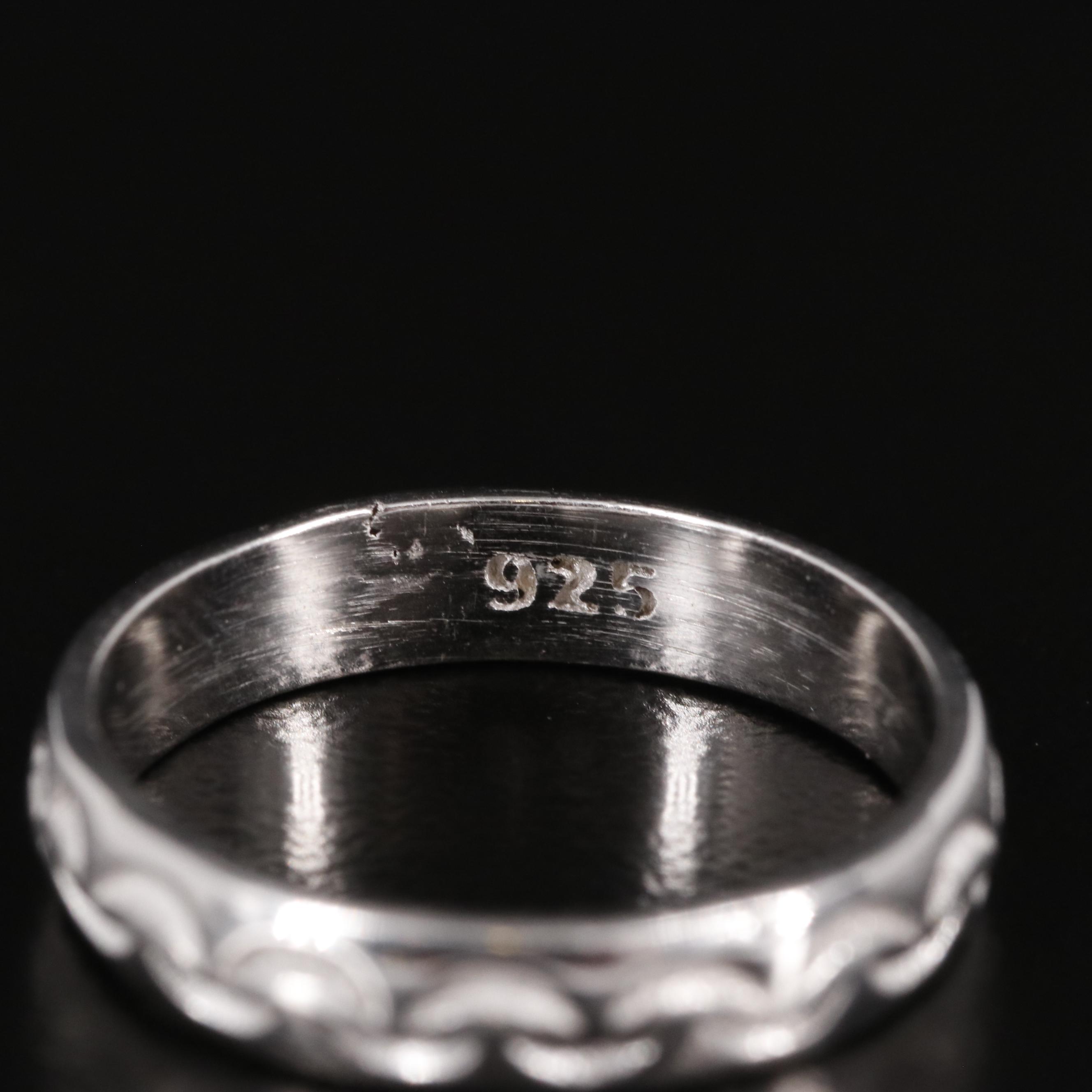 Sterling Textured Band Ring