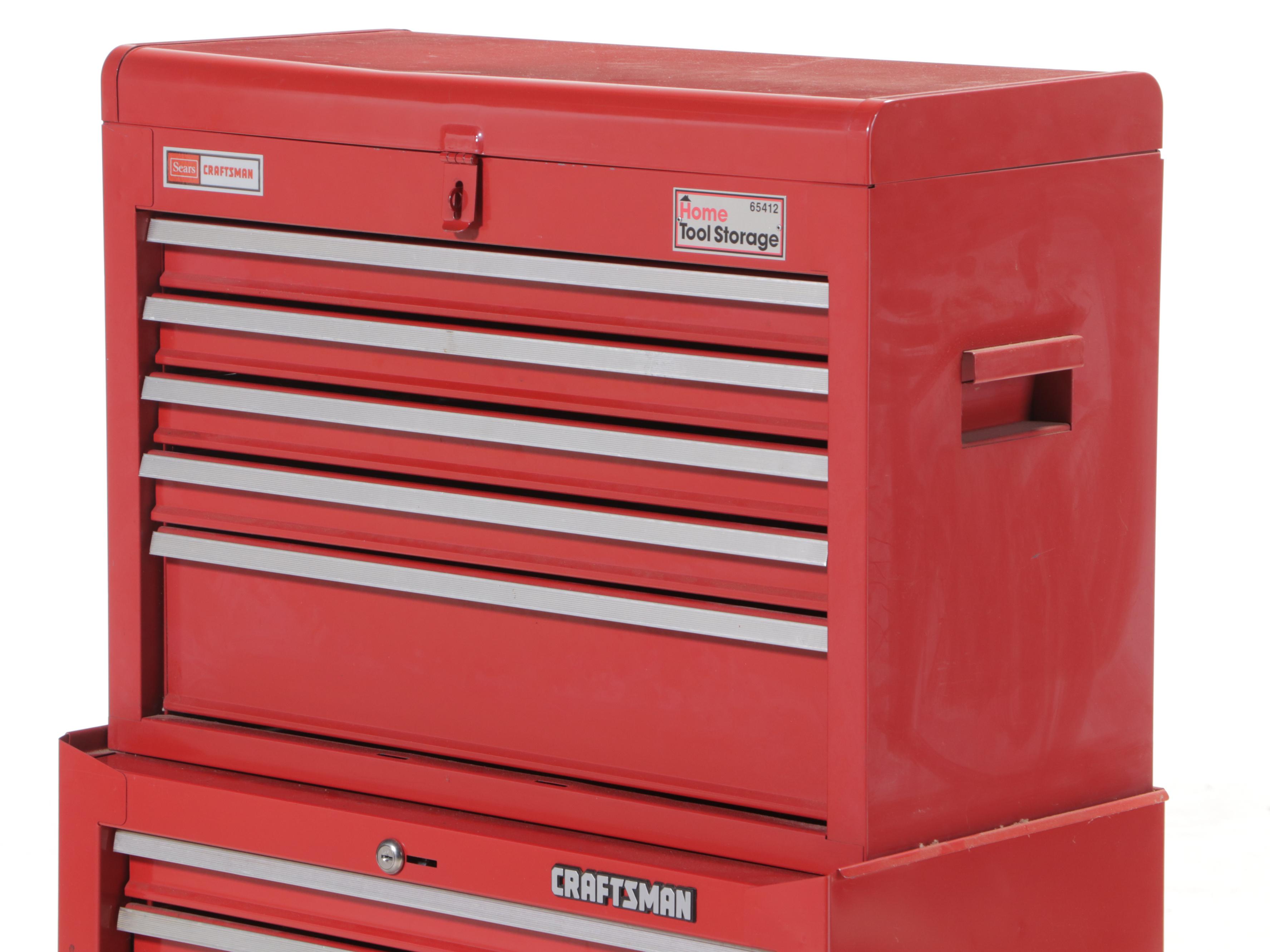Sears/Craftsman Steel Tool Chest with Tools and Accessories