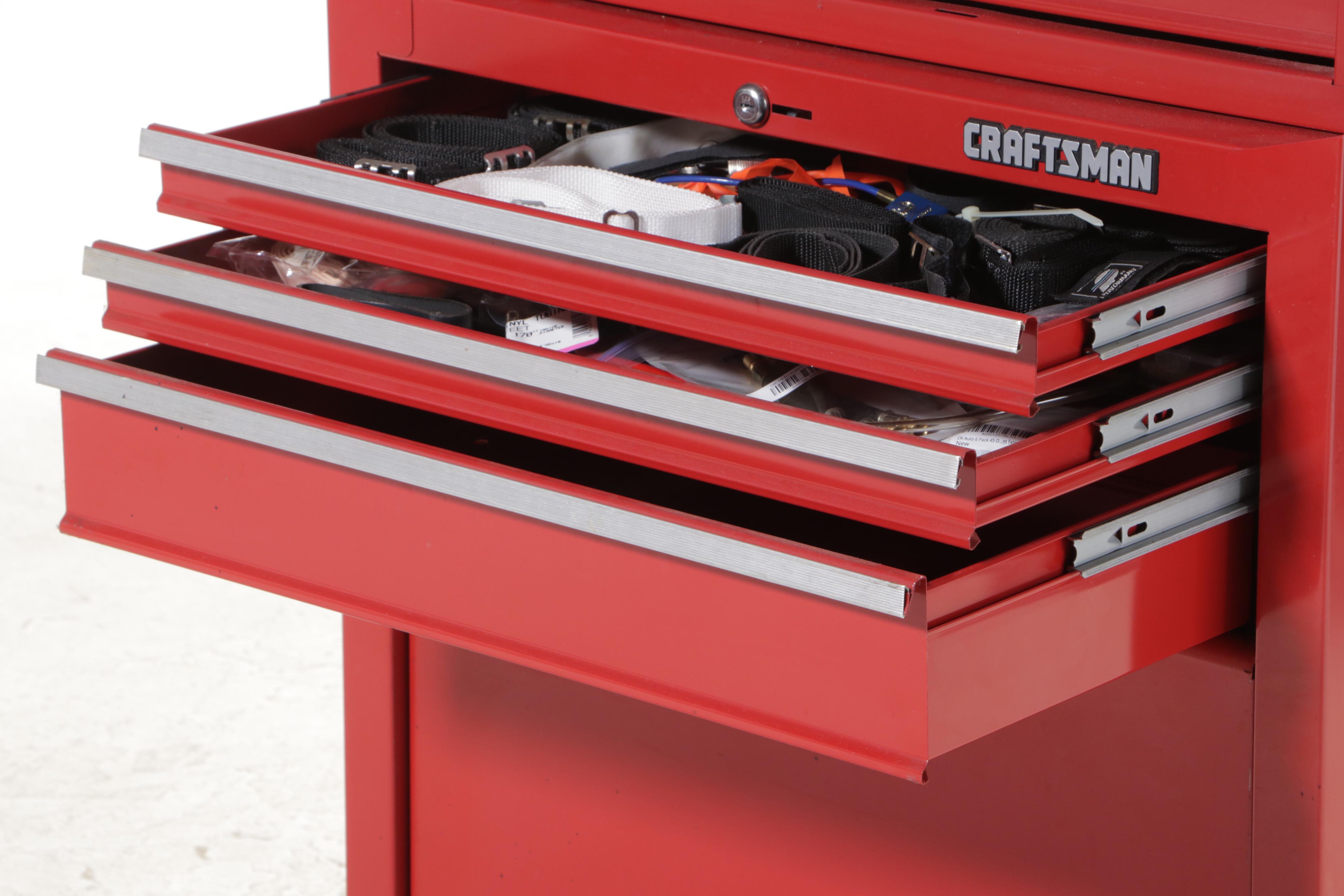 Sears/Craftsman Steel Tool Chest with Tools and Accessories