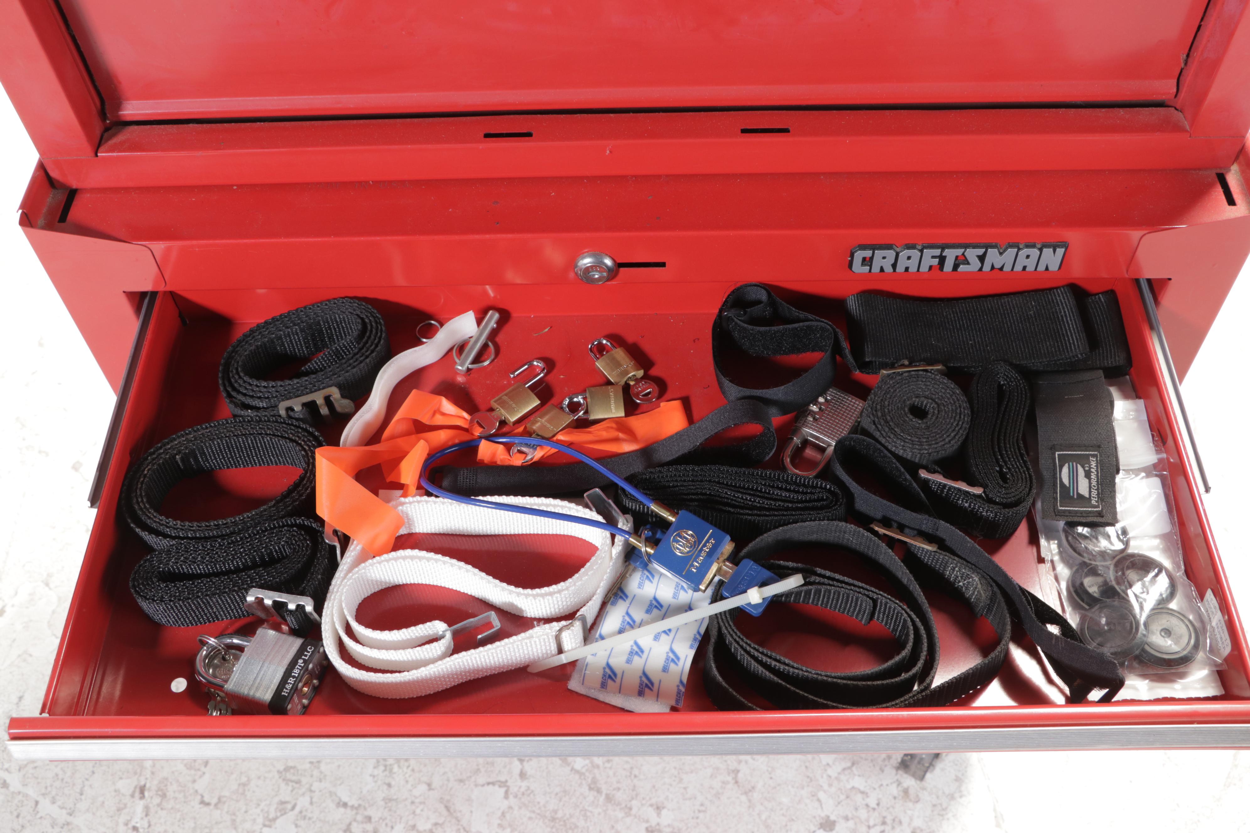 Sears/Craftsman Steel Tool Chest with Tools and Accessories