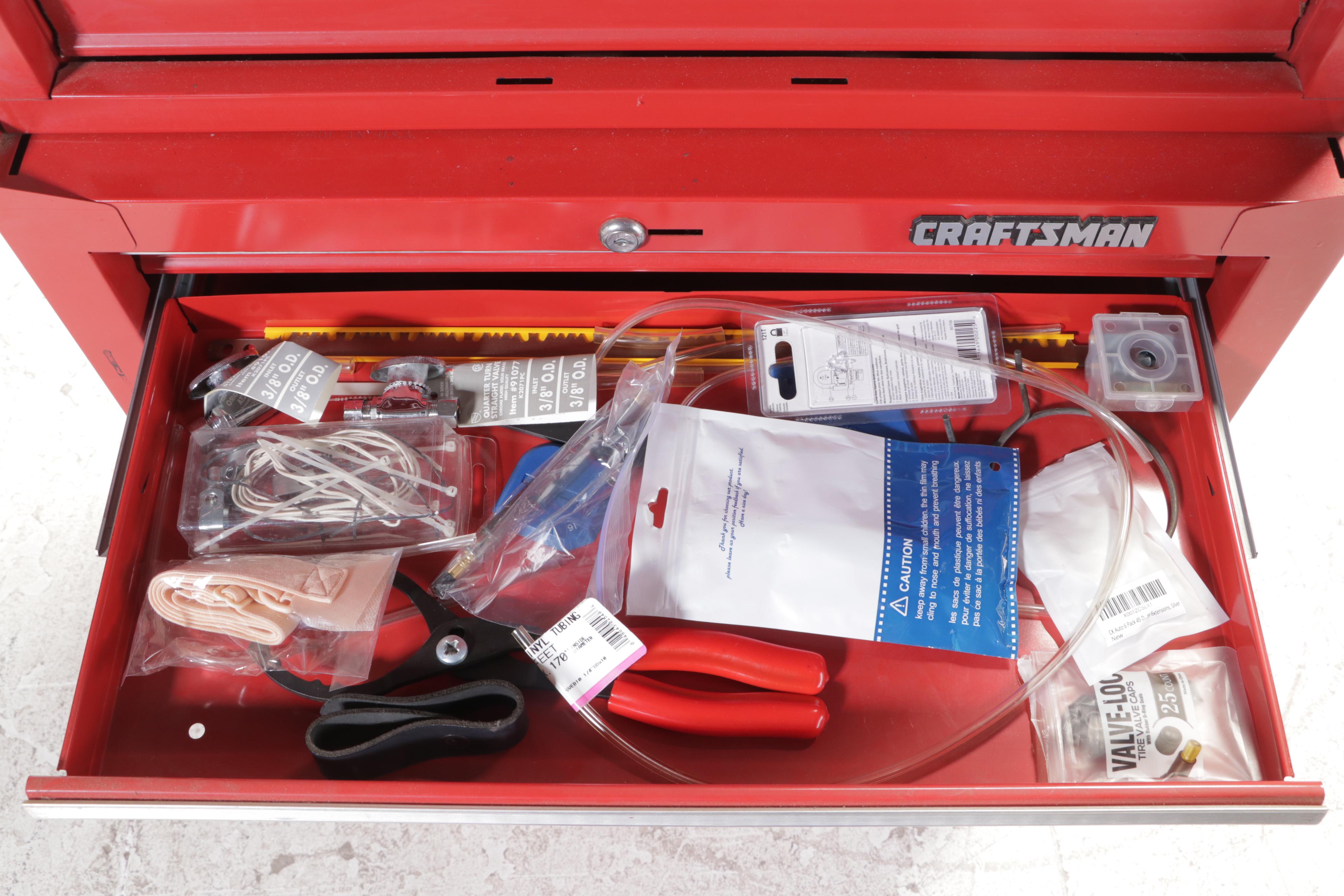 Sears/Craftsman Steel Tool Chest with Tools and Accessories