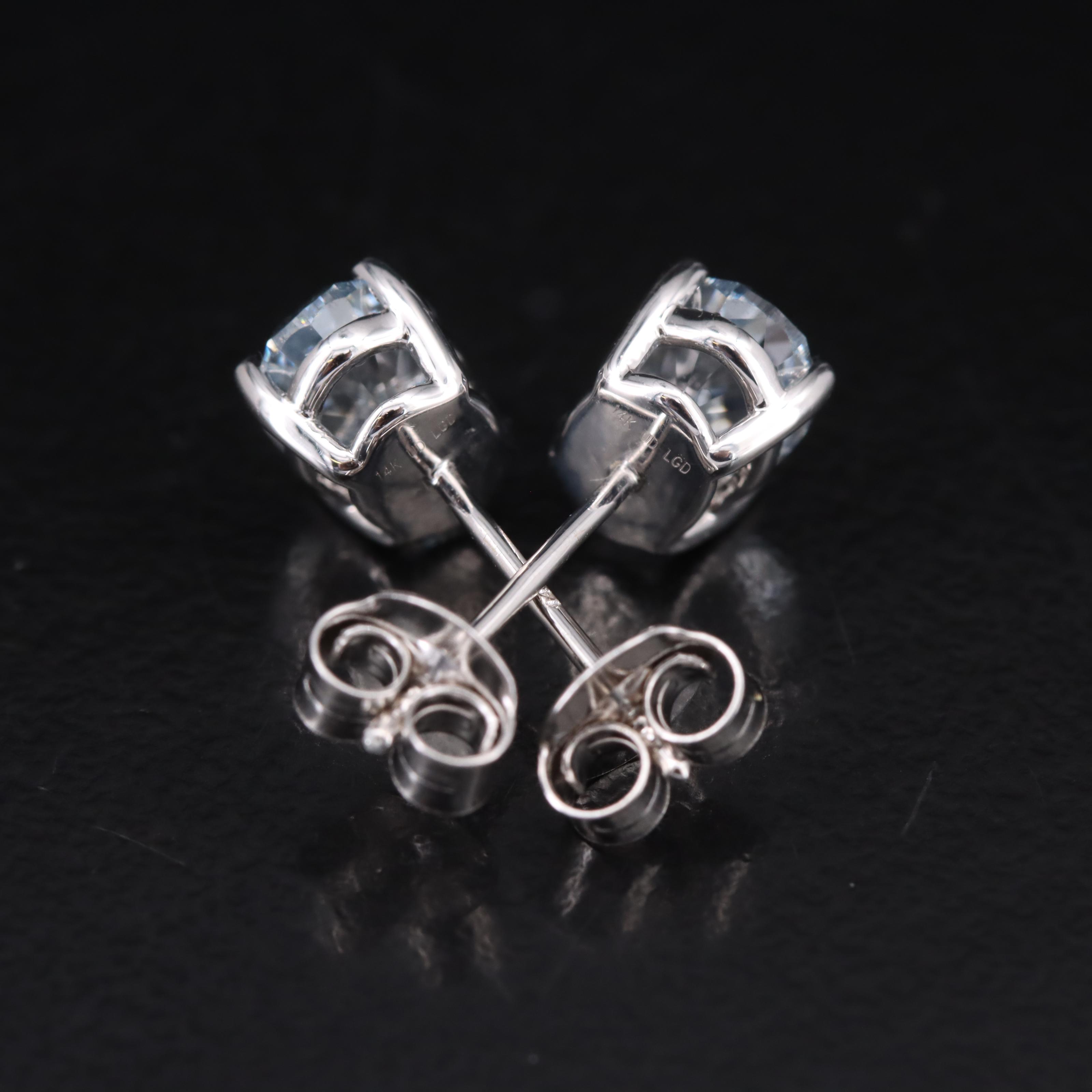 14K 1.50 CTW Lab Grown Diamond Stud Earrings