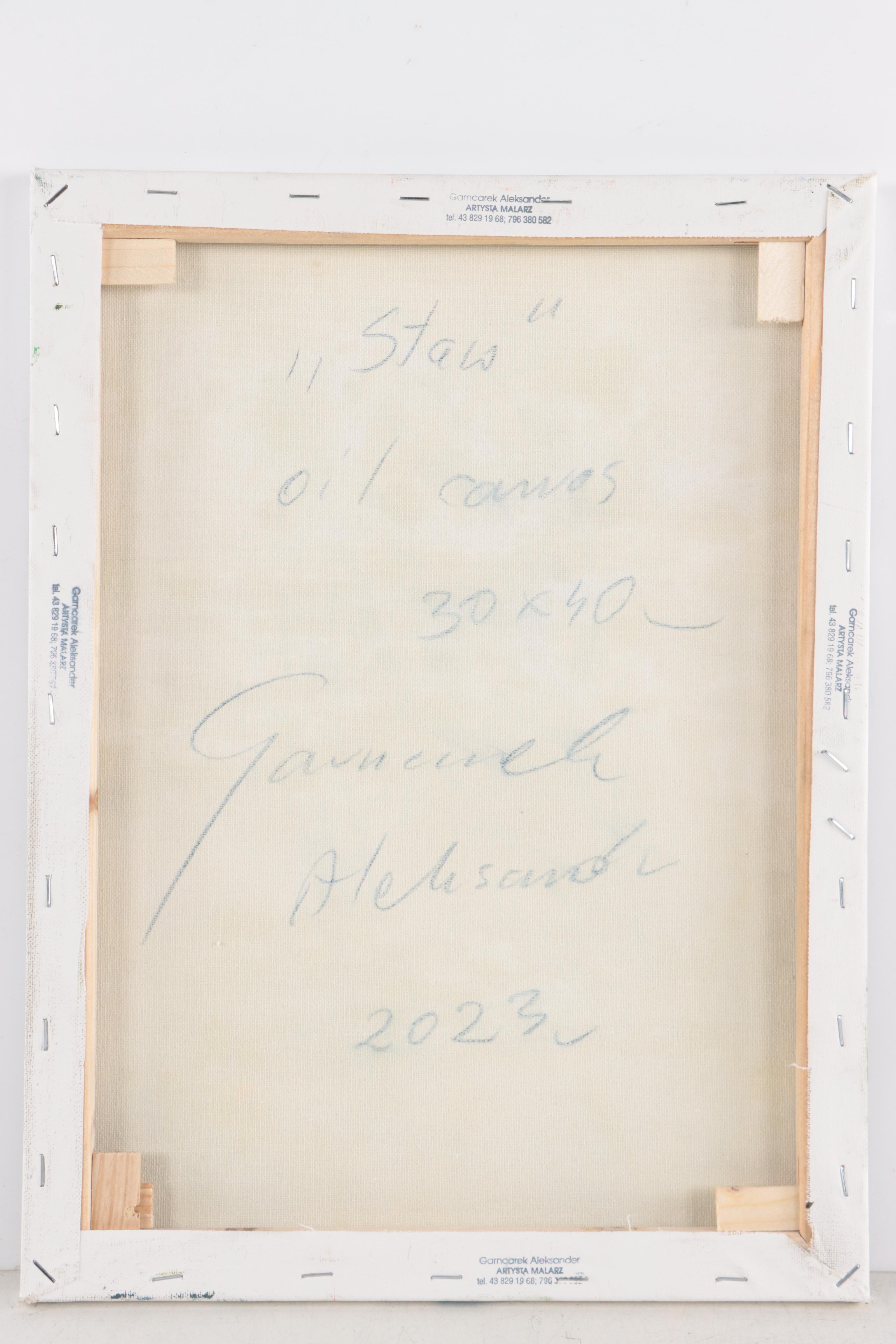 Garncarek Aleksander Oil Painting "Staw," 2023