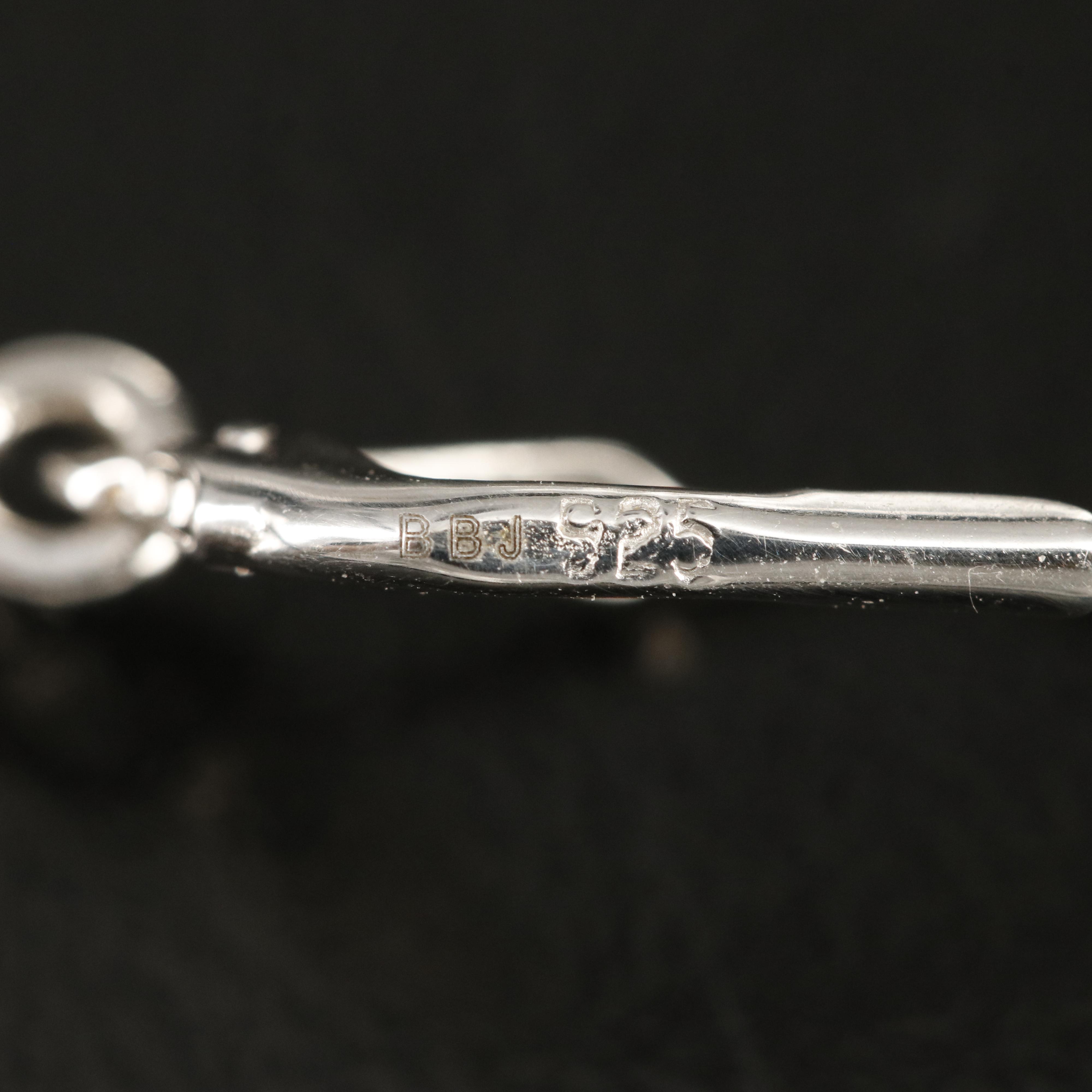 Sterling Garnet and Zircon Earrings