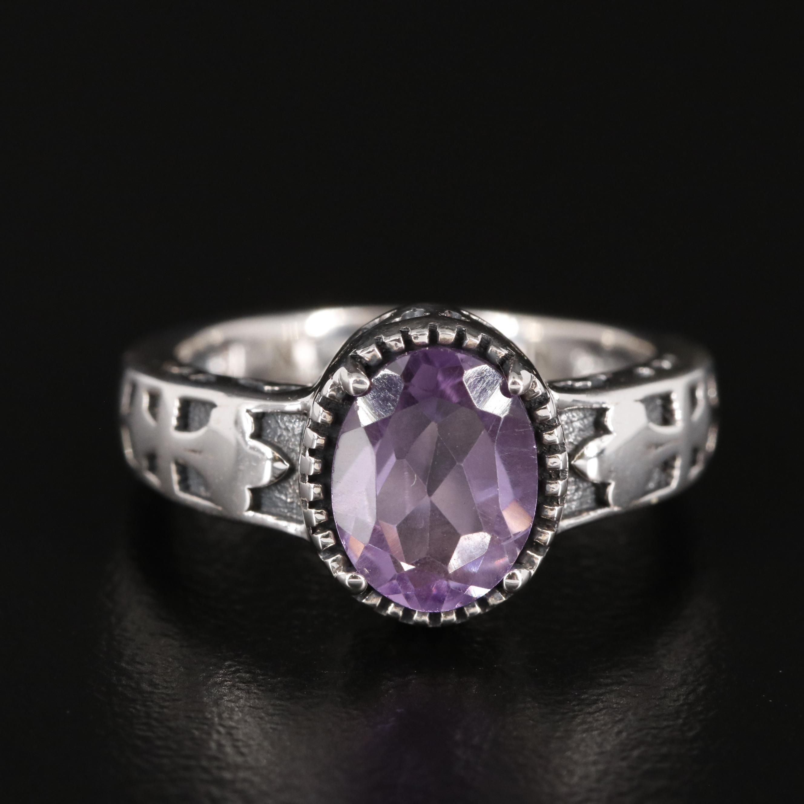 Sterling Amethyst Ring