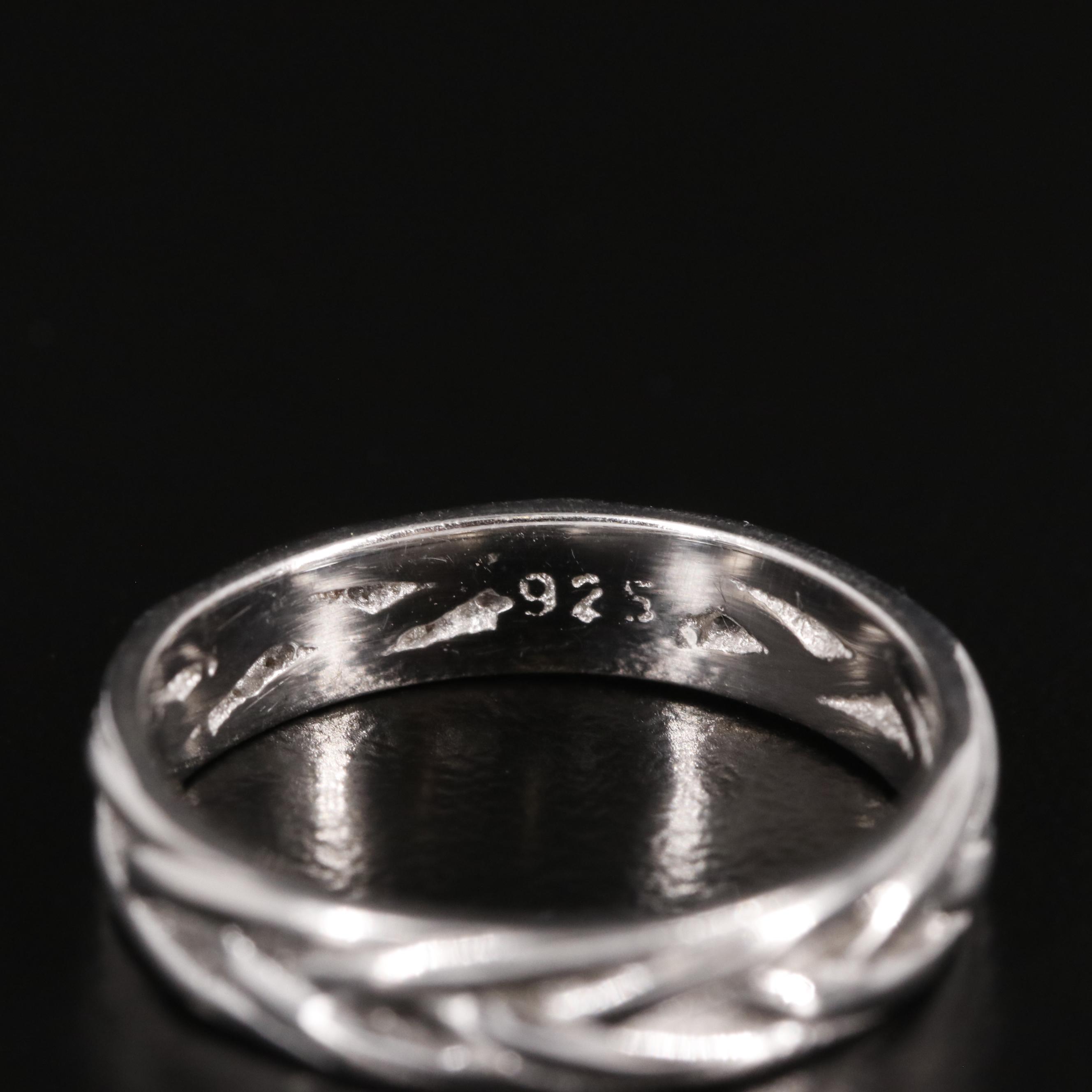 Sterling Textured Band Ring