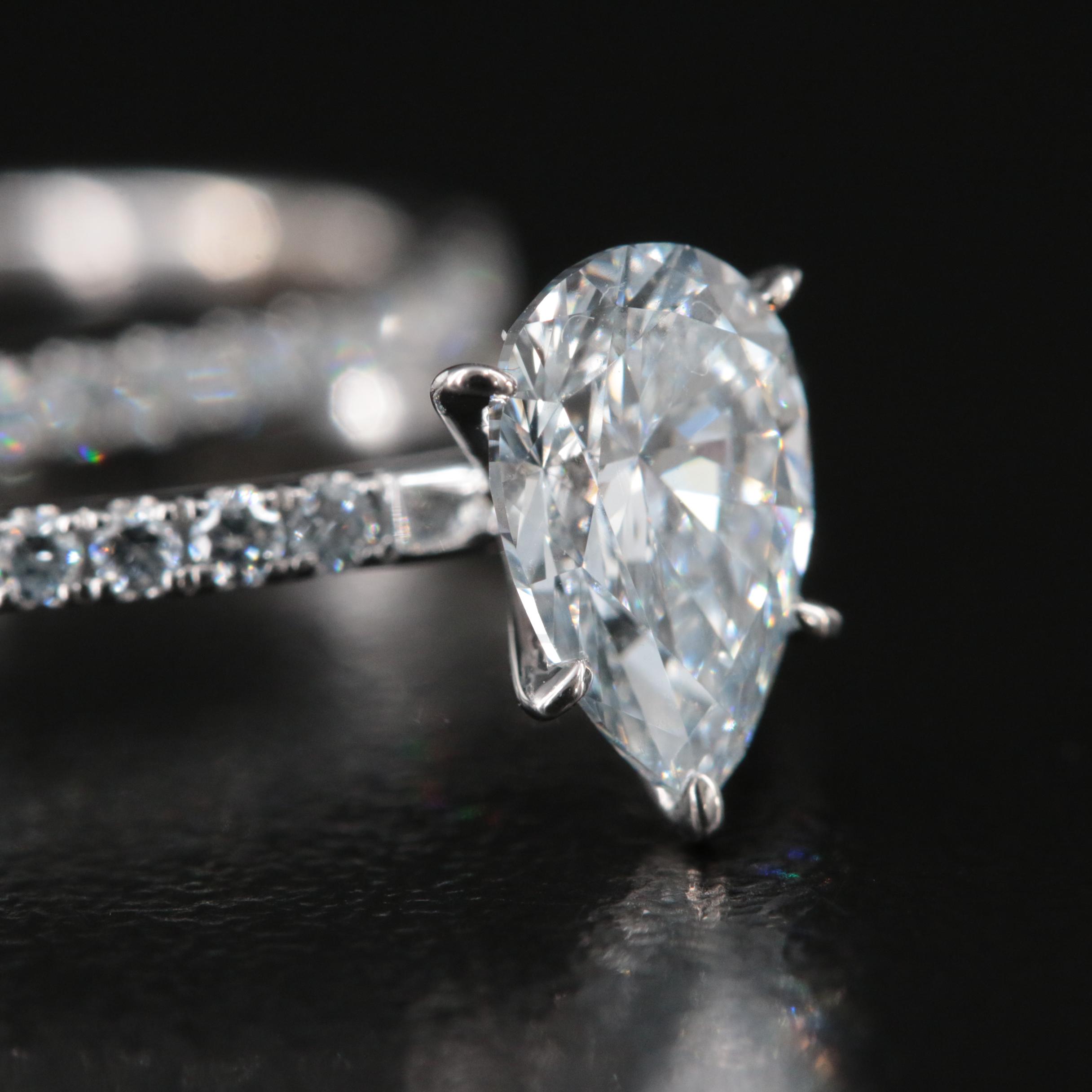 14K 1.33 CTW Lab Grown Diamond Ring Set