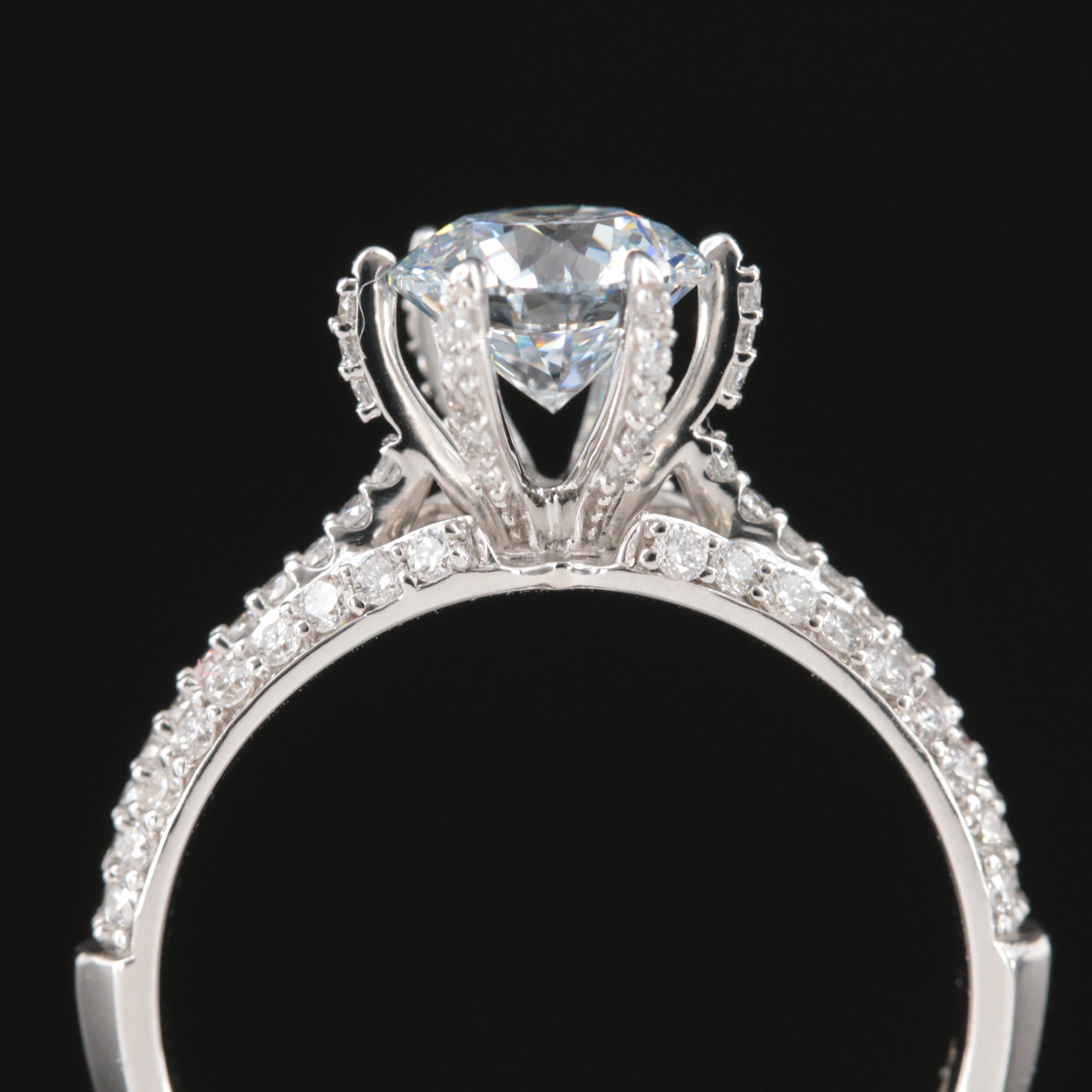14K 1.68 CTW Lab Grown Diamond Ring
