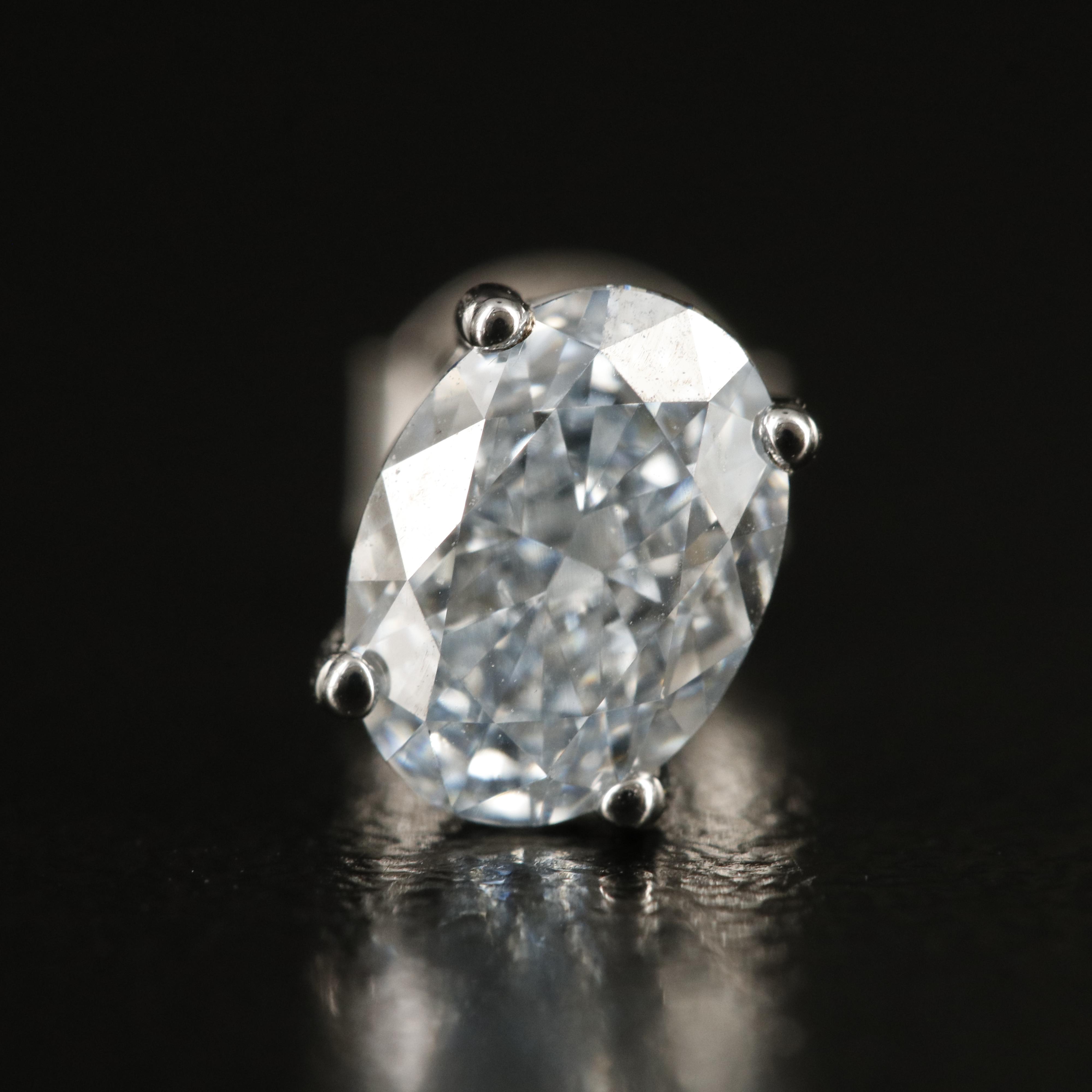 14K 1.70 CTW Lab Grown Diamond Stud Earrings