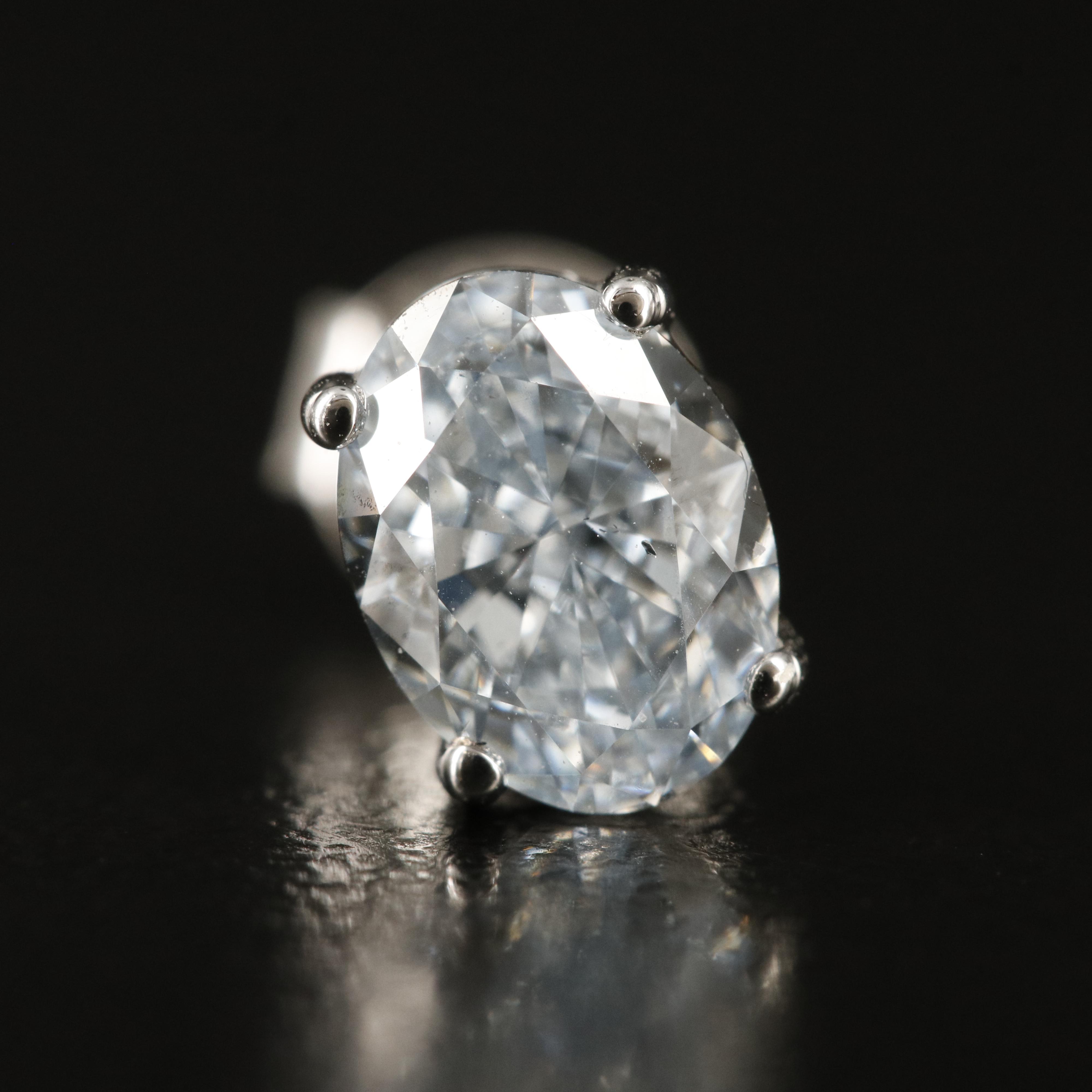 14K 1.70 CTW Lab Grown Diamond Stud Earrings