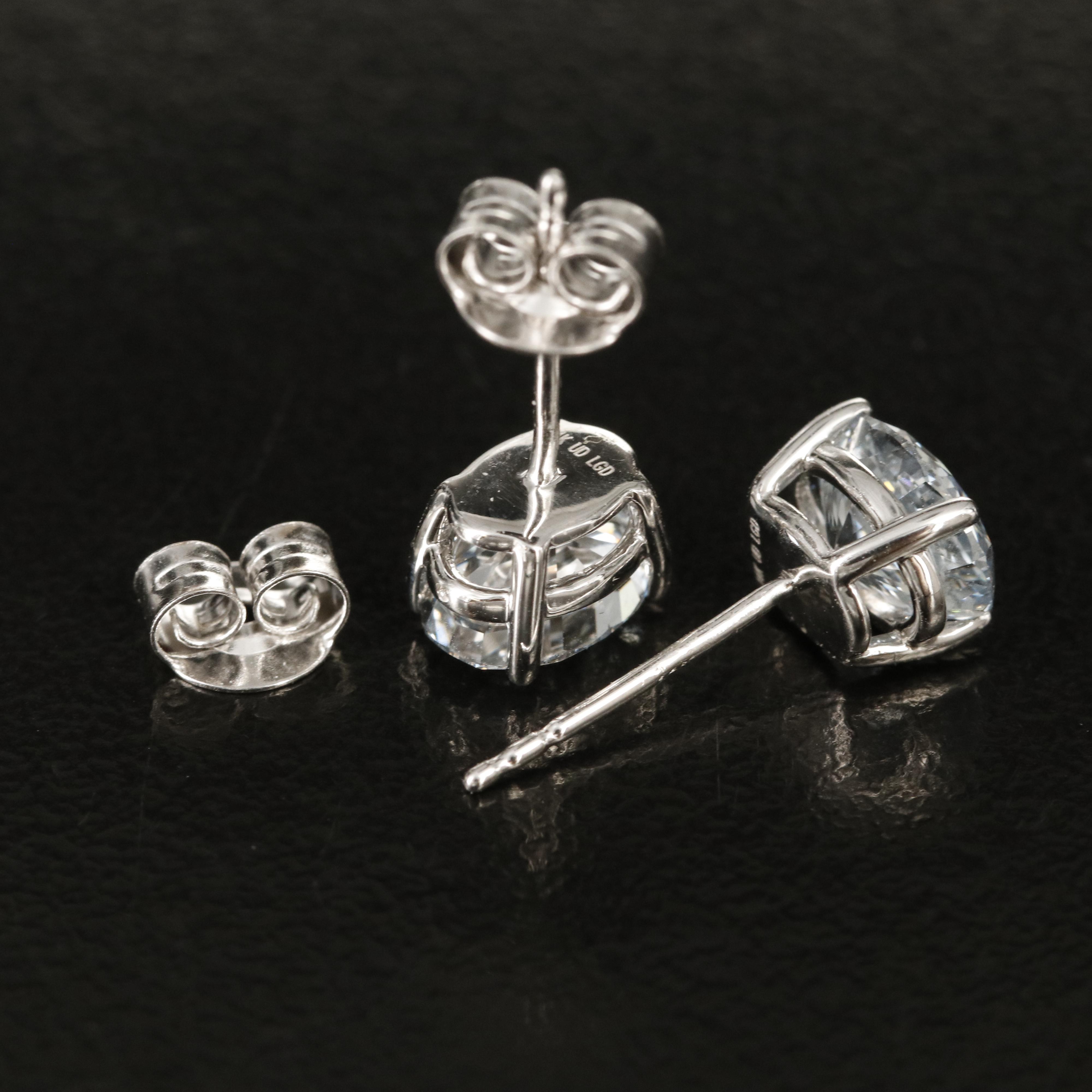 14K 1.70 CTW Lab Grown Diamond Stud Earrings