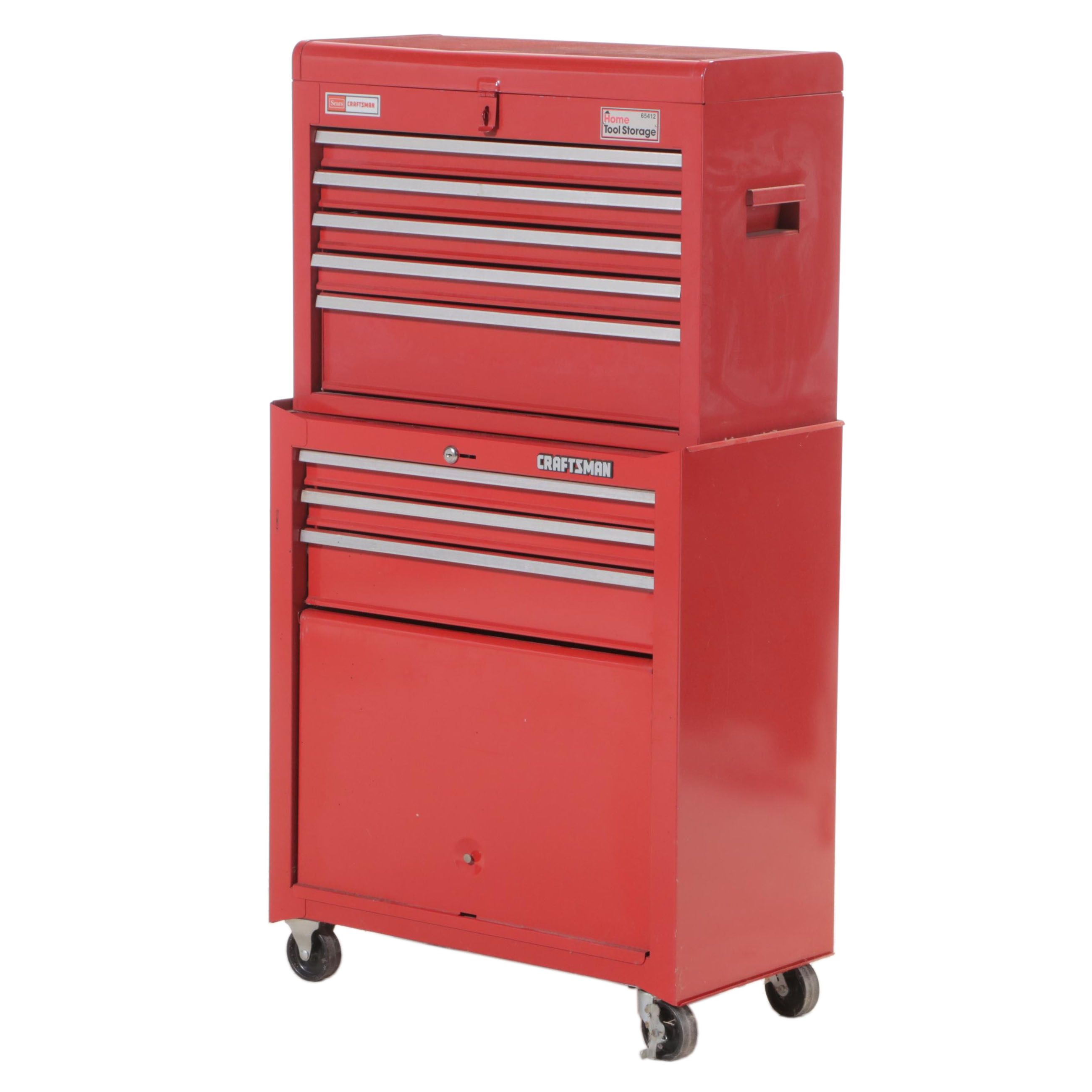 Sears/Craftsman Steel Tool Chest with Tools and Accessories