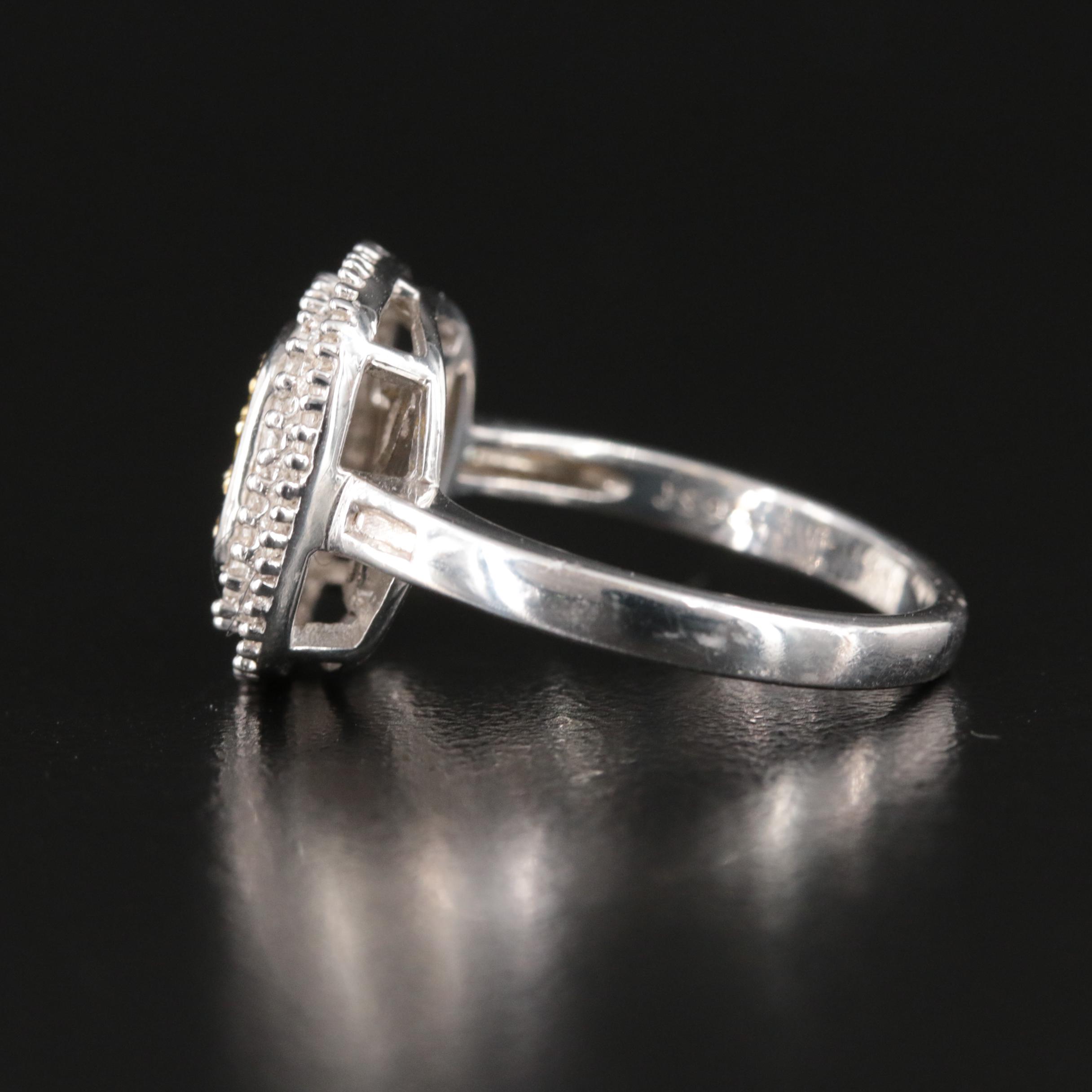 Sterling 1.10 CTW Diamond Ring