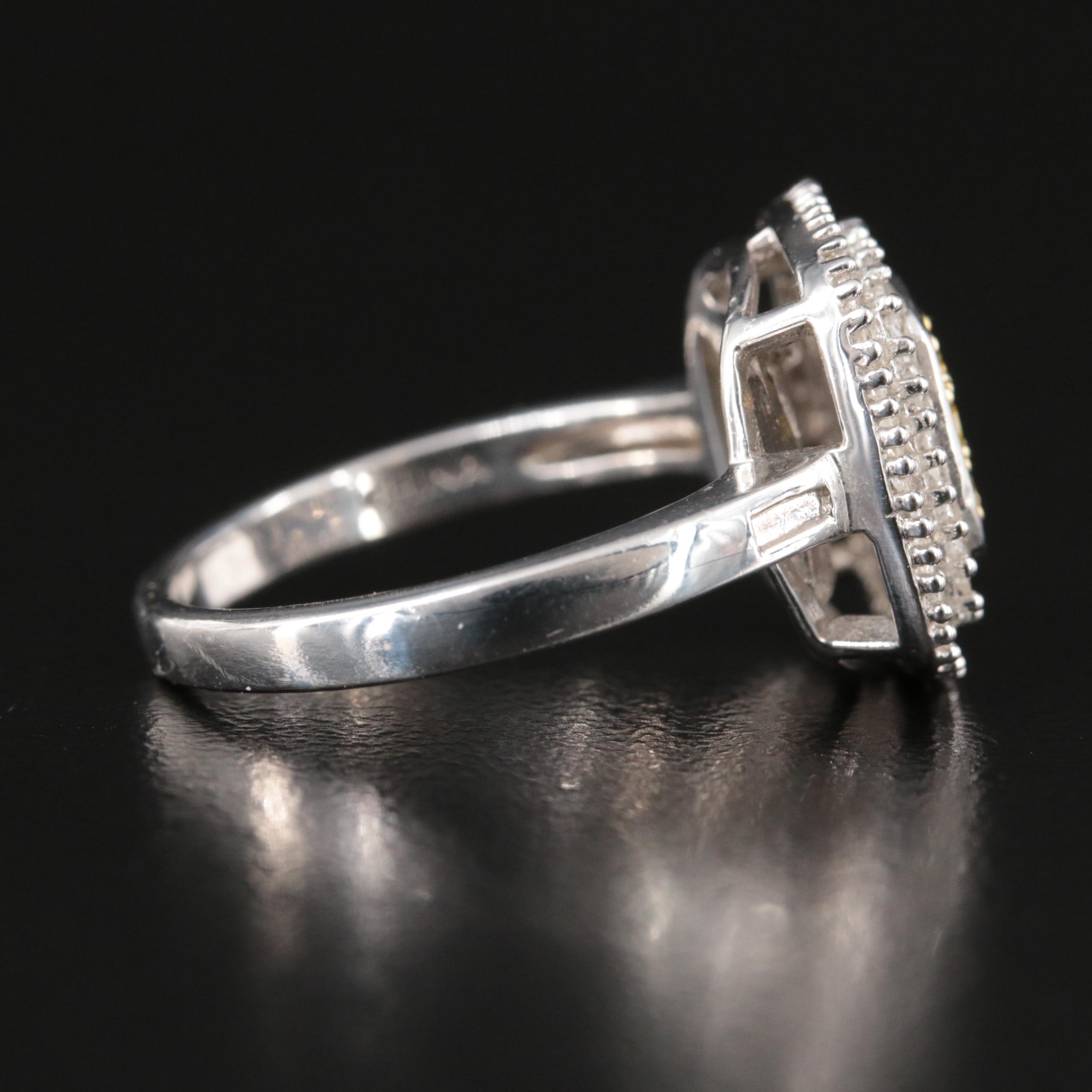 Sterling 1.10 CTW Diamond Ring