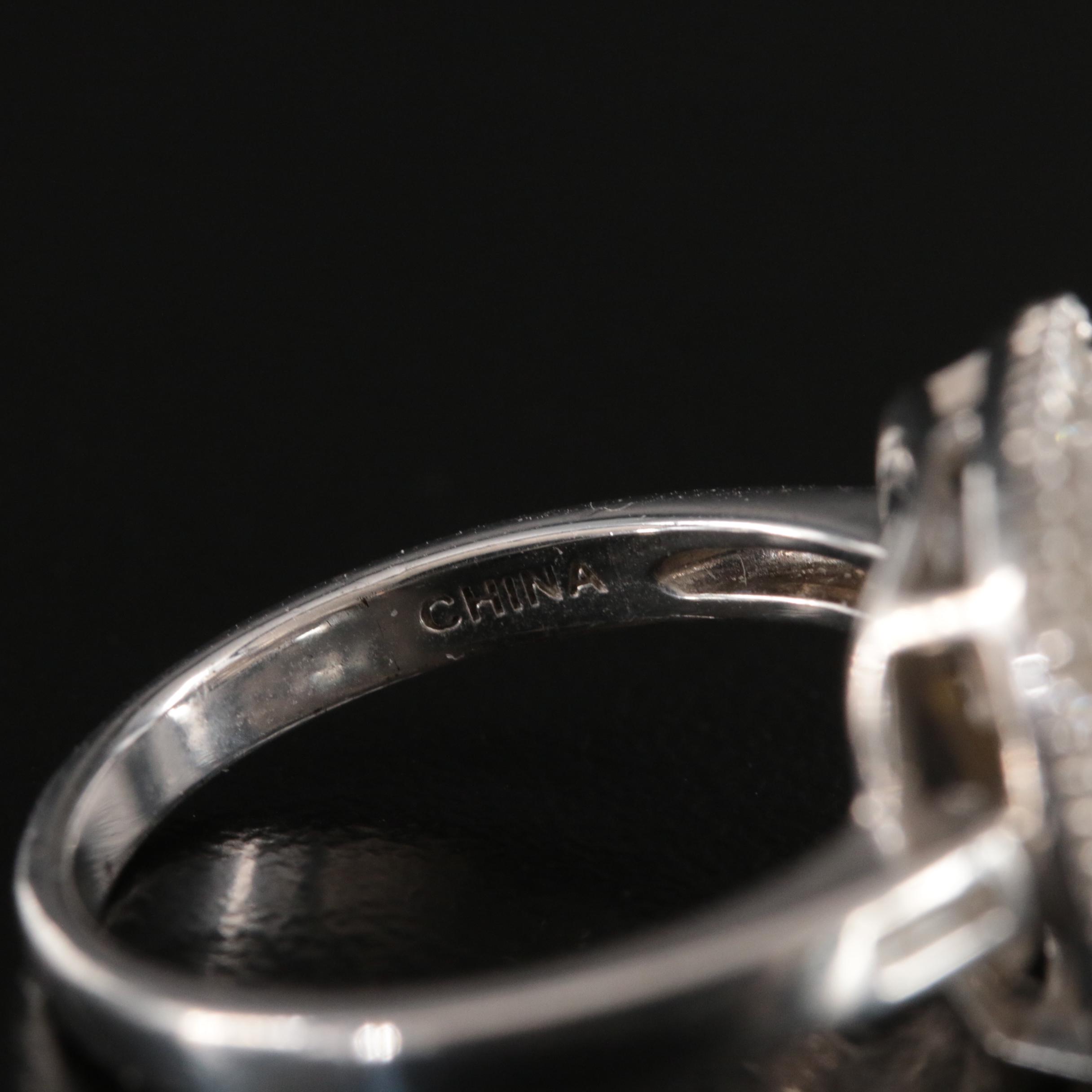 Sterling 1.10 CTW Diamond Ring