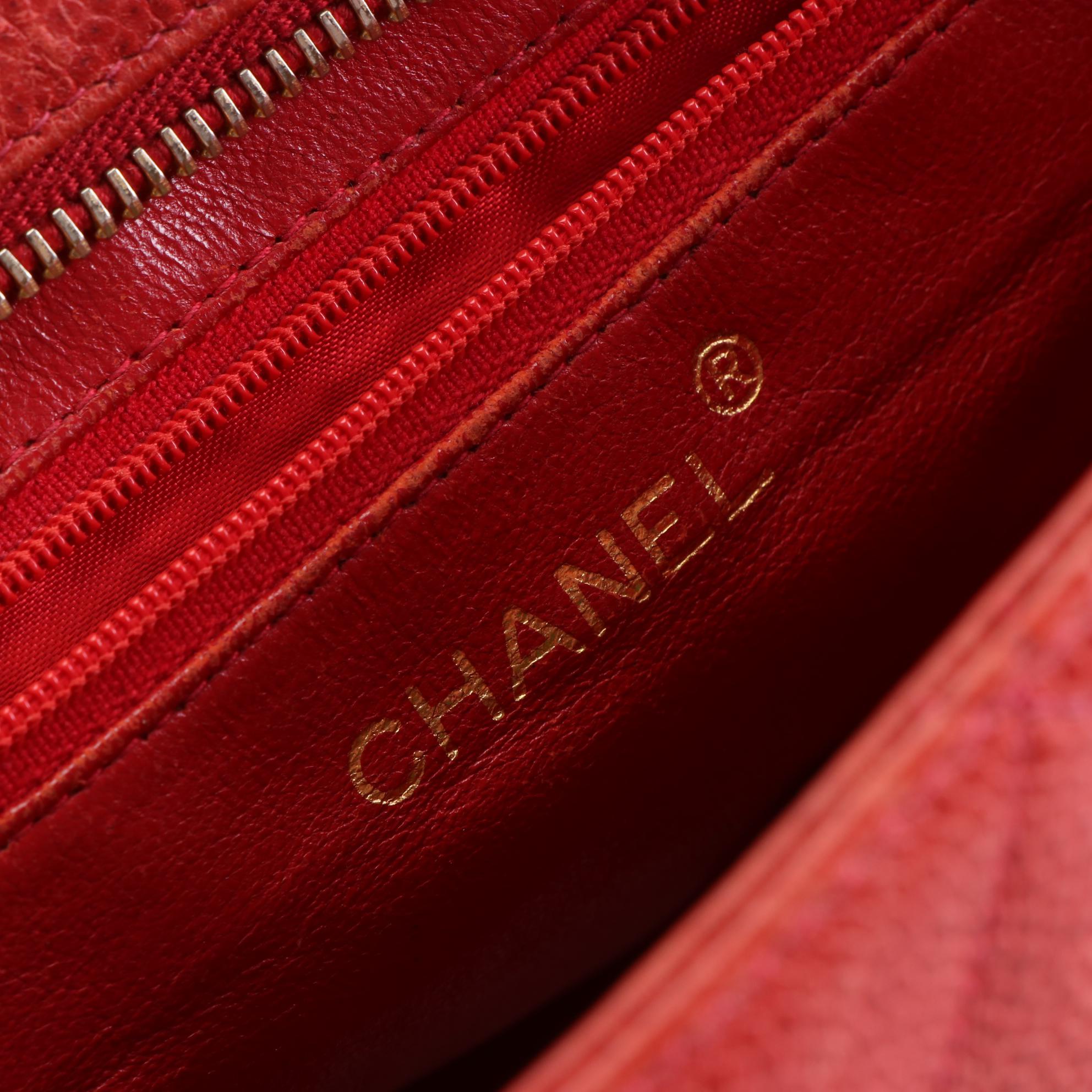 Chanel Shoulder Bag in Quilted Caviar Leather