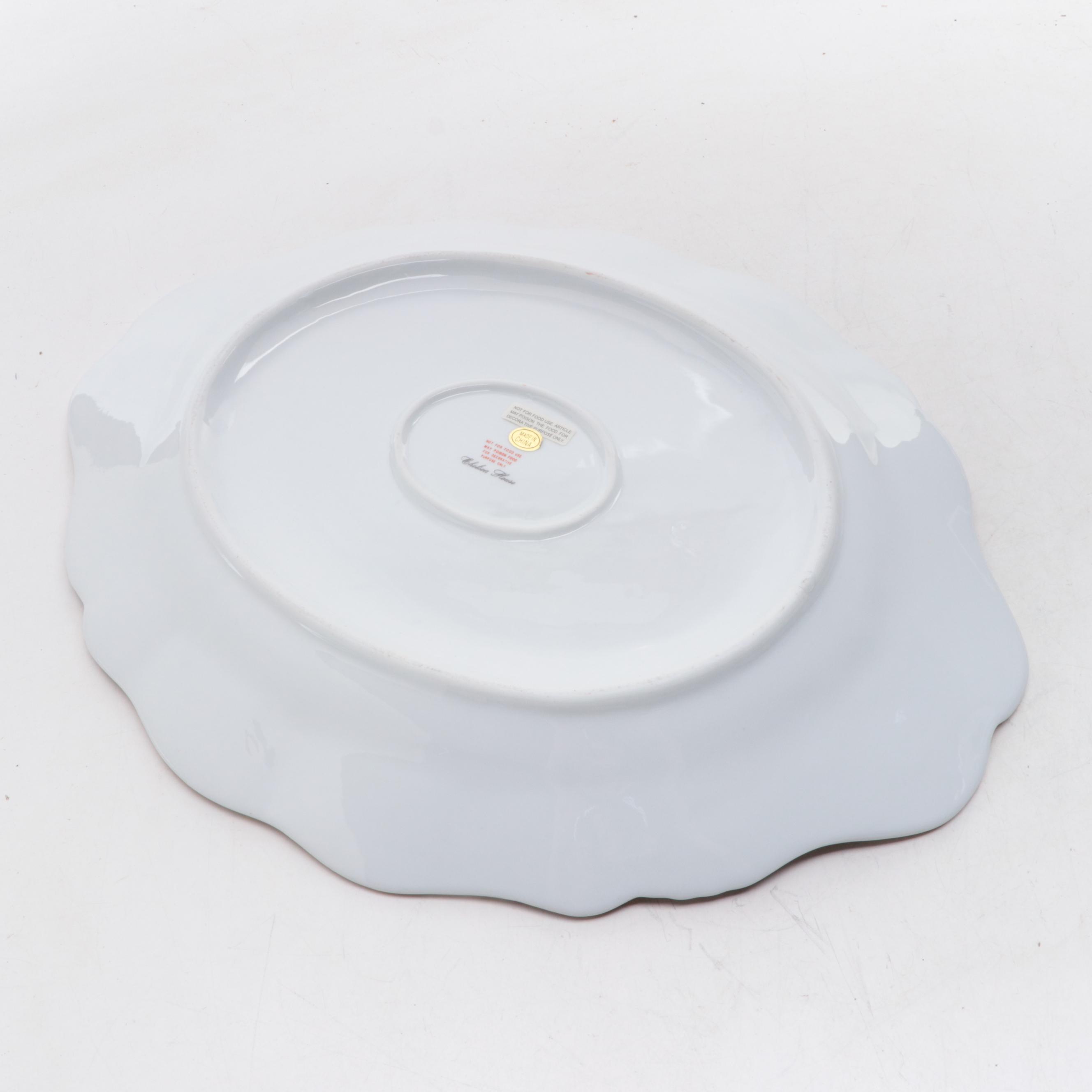 Chelsea House Porcelain Rococo Style Decorative Tureen