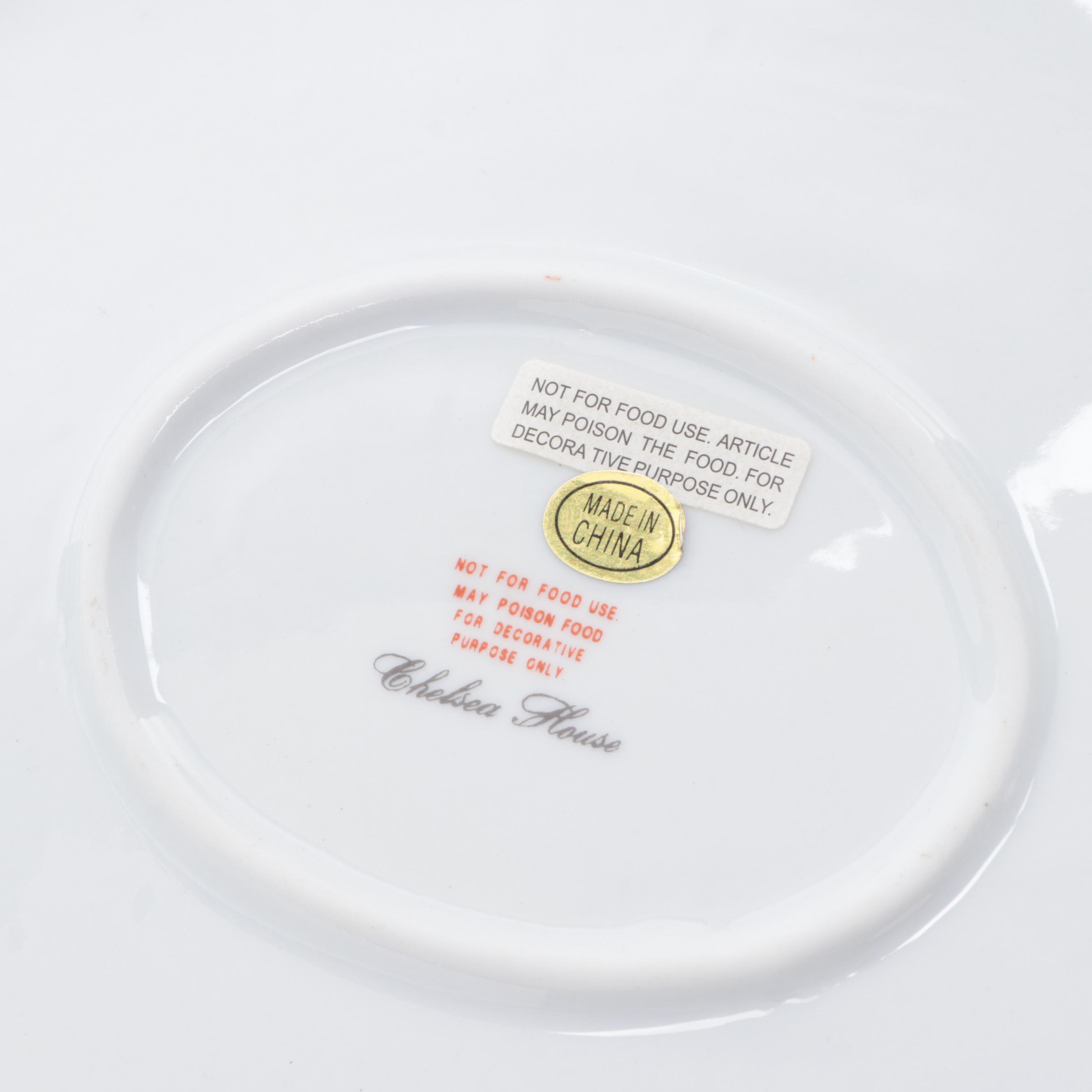 Chelsea House Porcelain Rococo Style Decorative Tureen