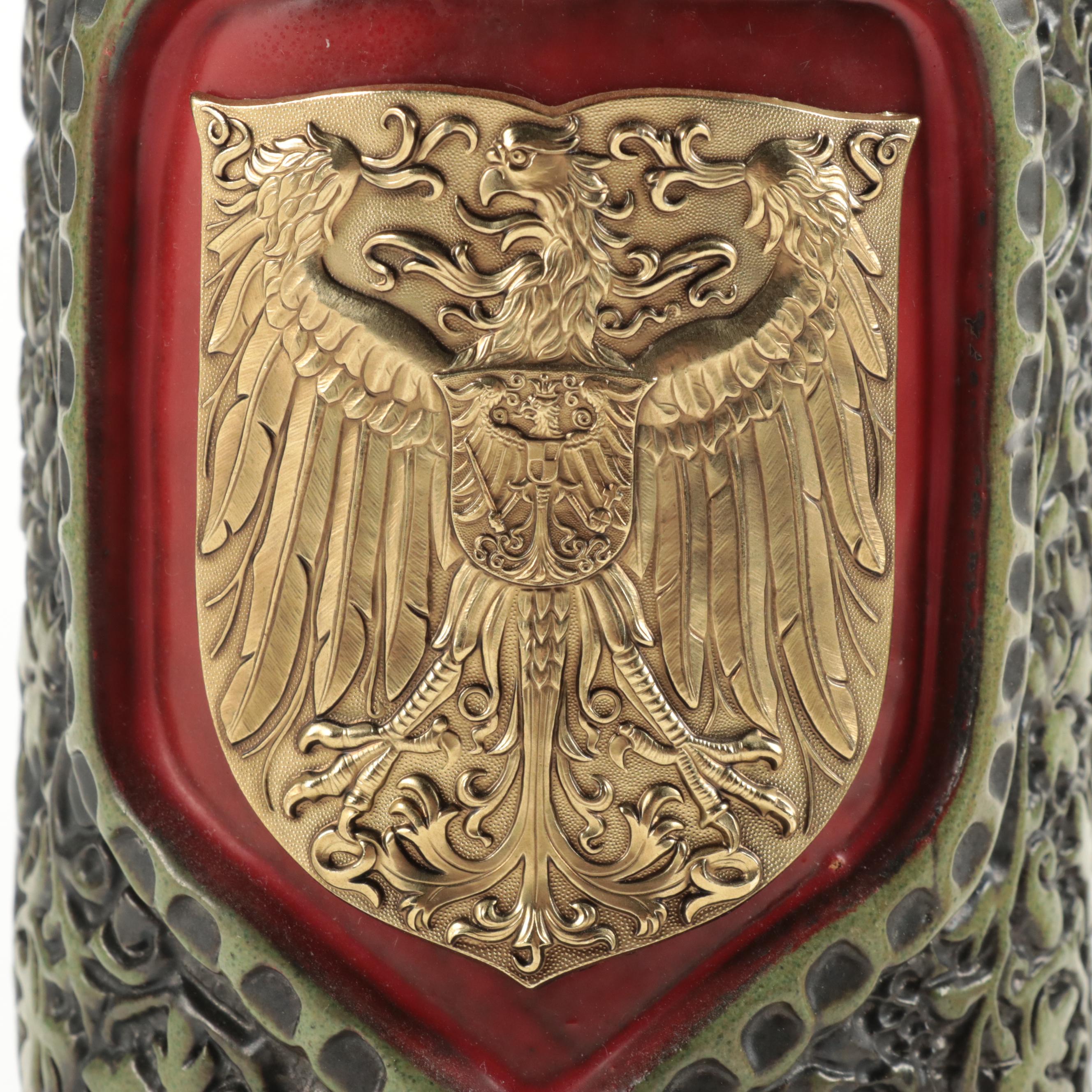 German and Other Ceramic Beer Mugs and Stein, Mid to Late 20th Century