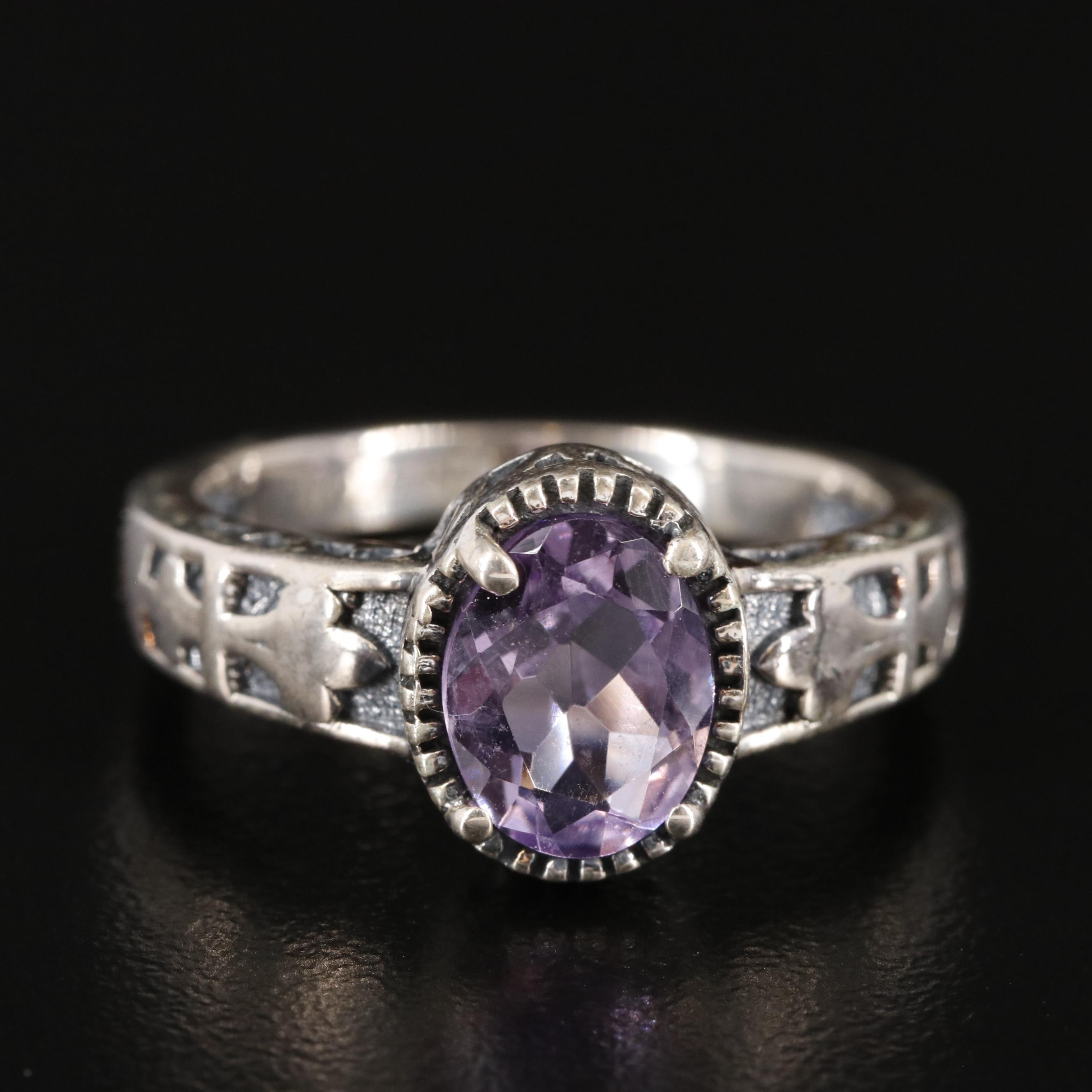 Sterling Amethyst Ring