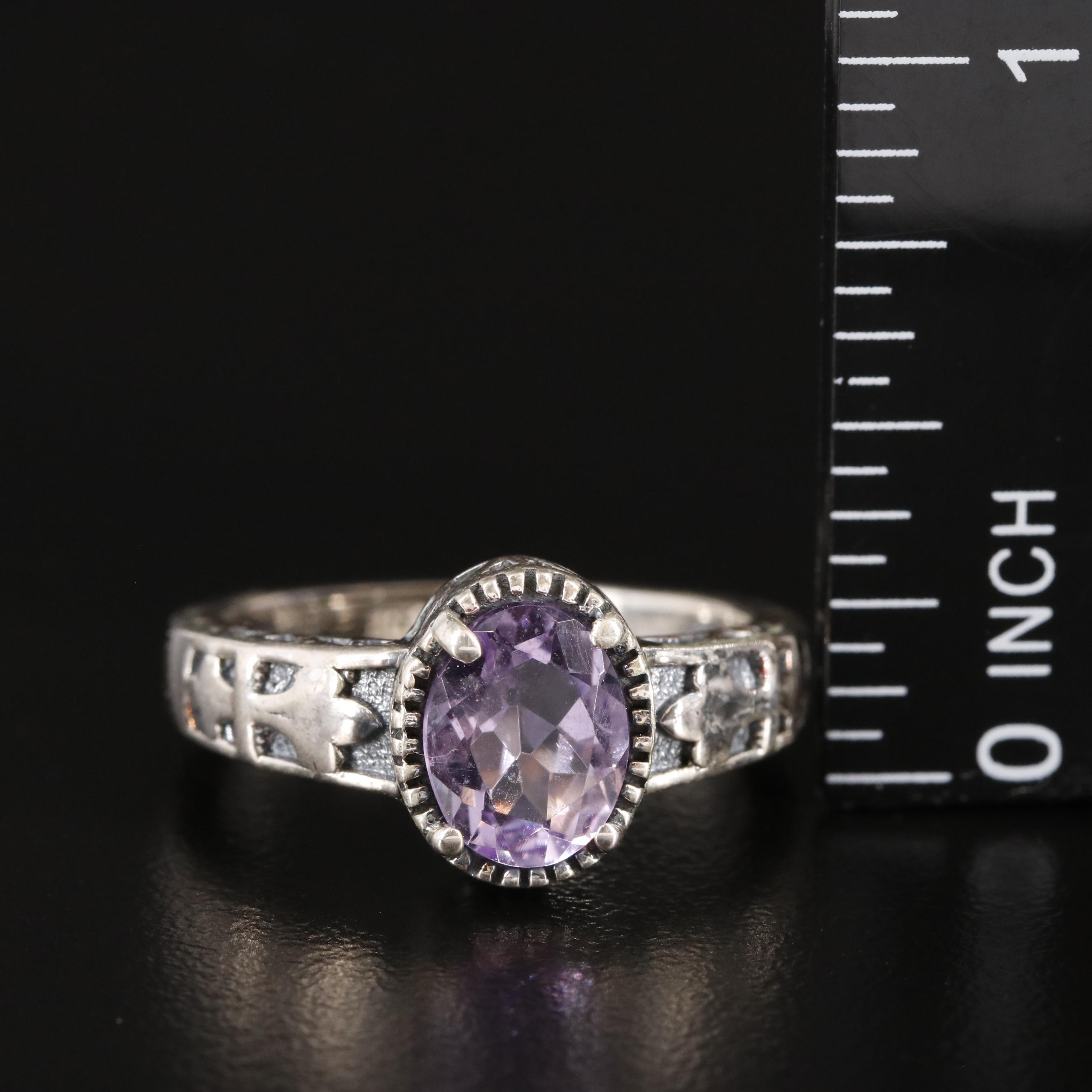 Sterling Amethyst Ring