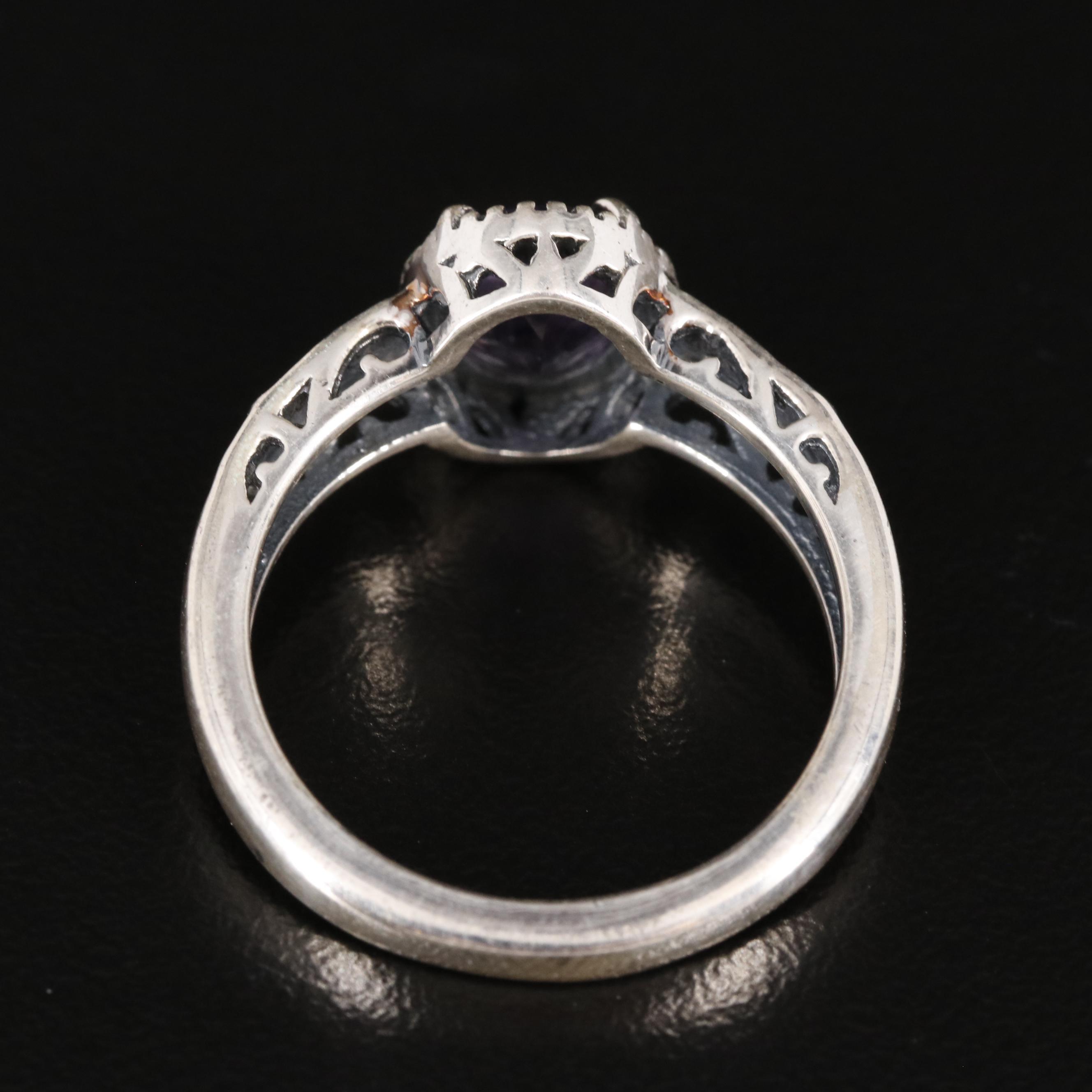 Sterling Amethyst Ring